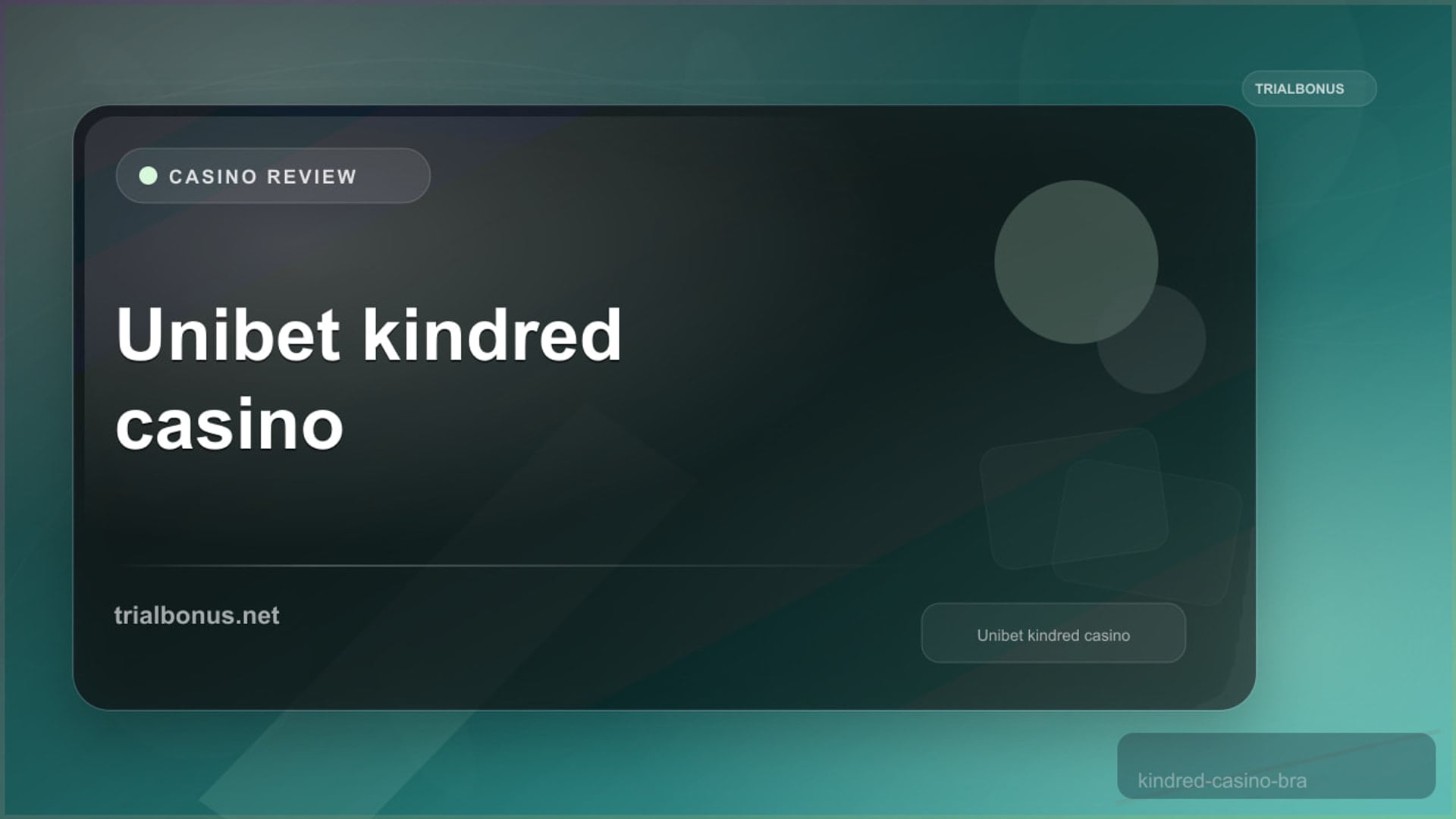 Unibet kindred casino Review review