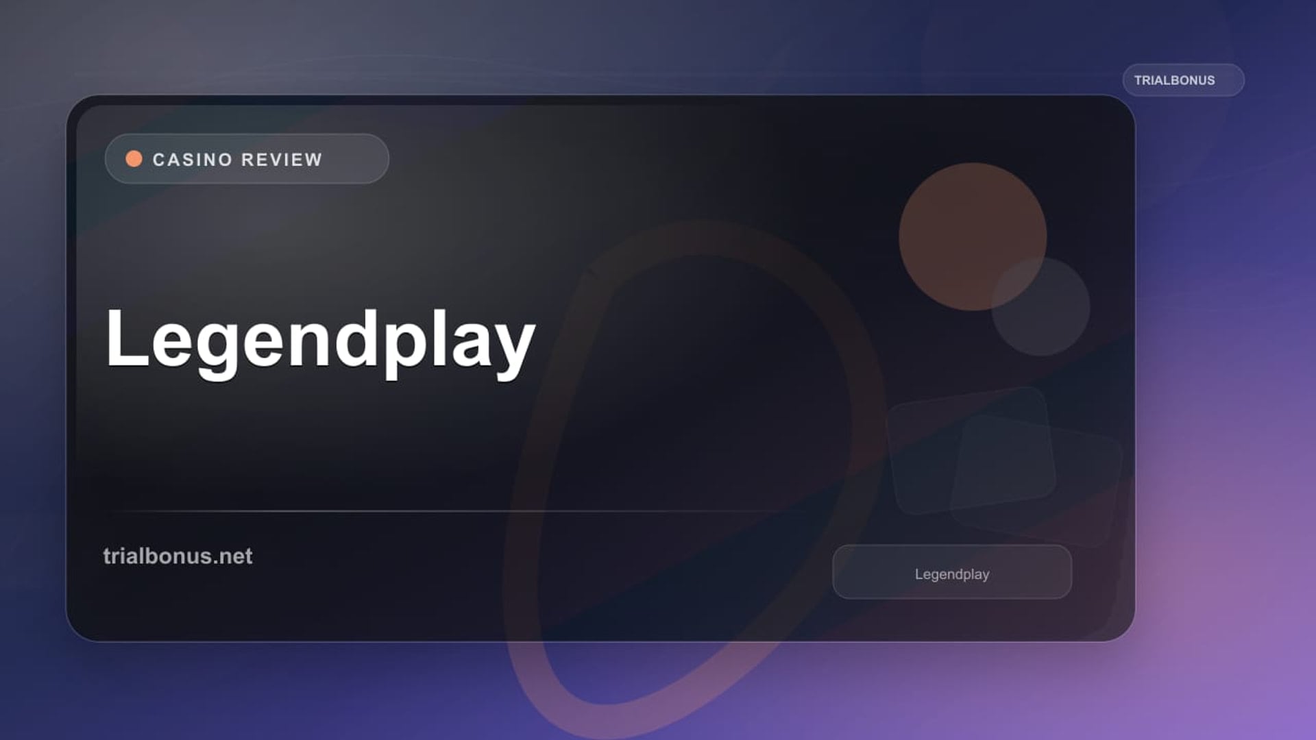 Legendplay review