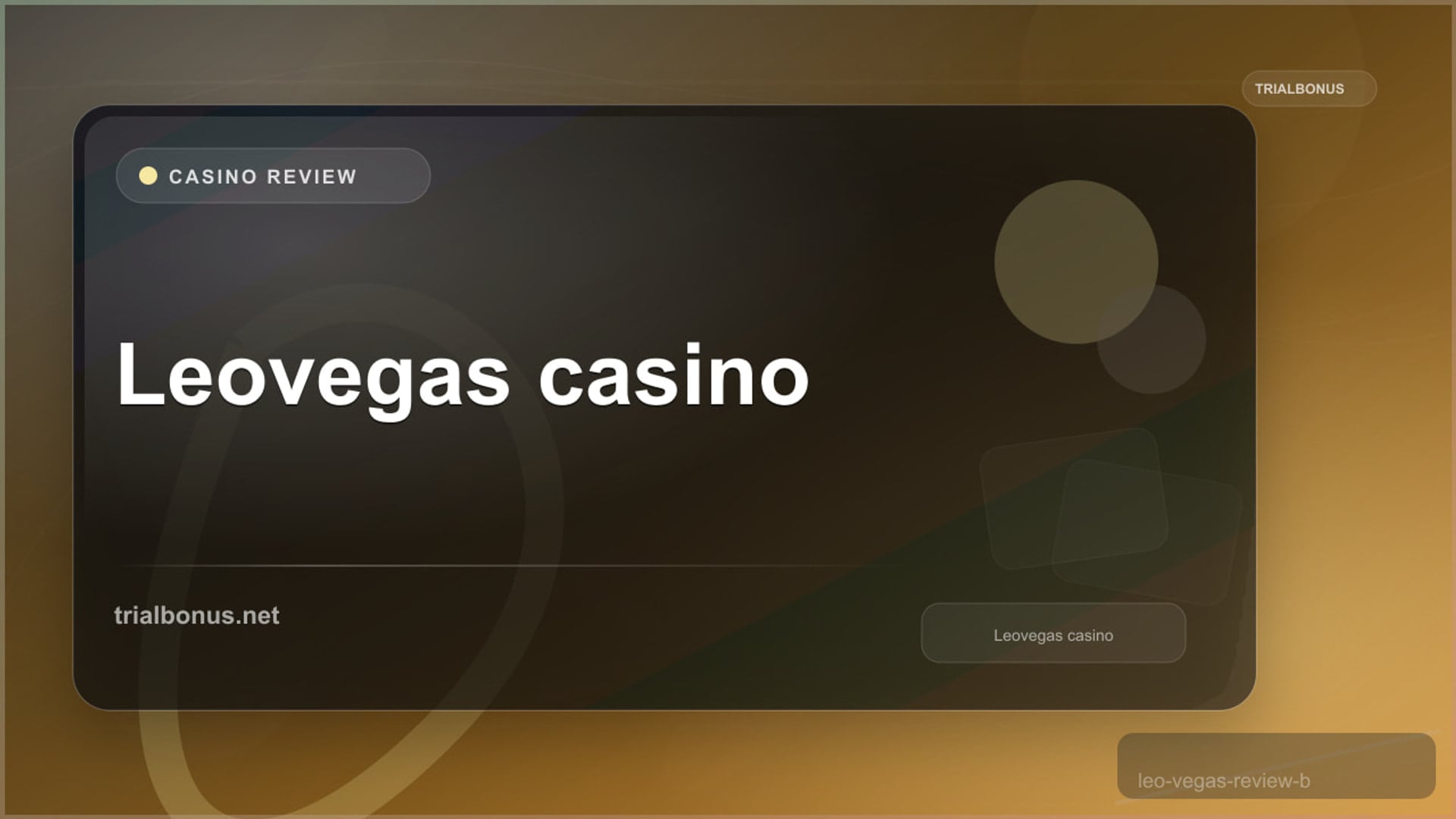 Leovegas casino Review review
