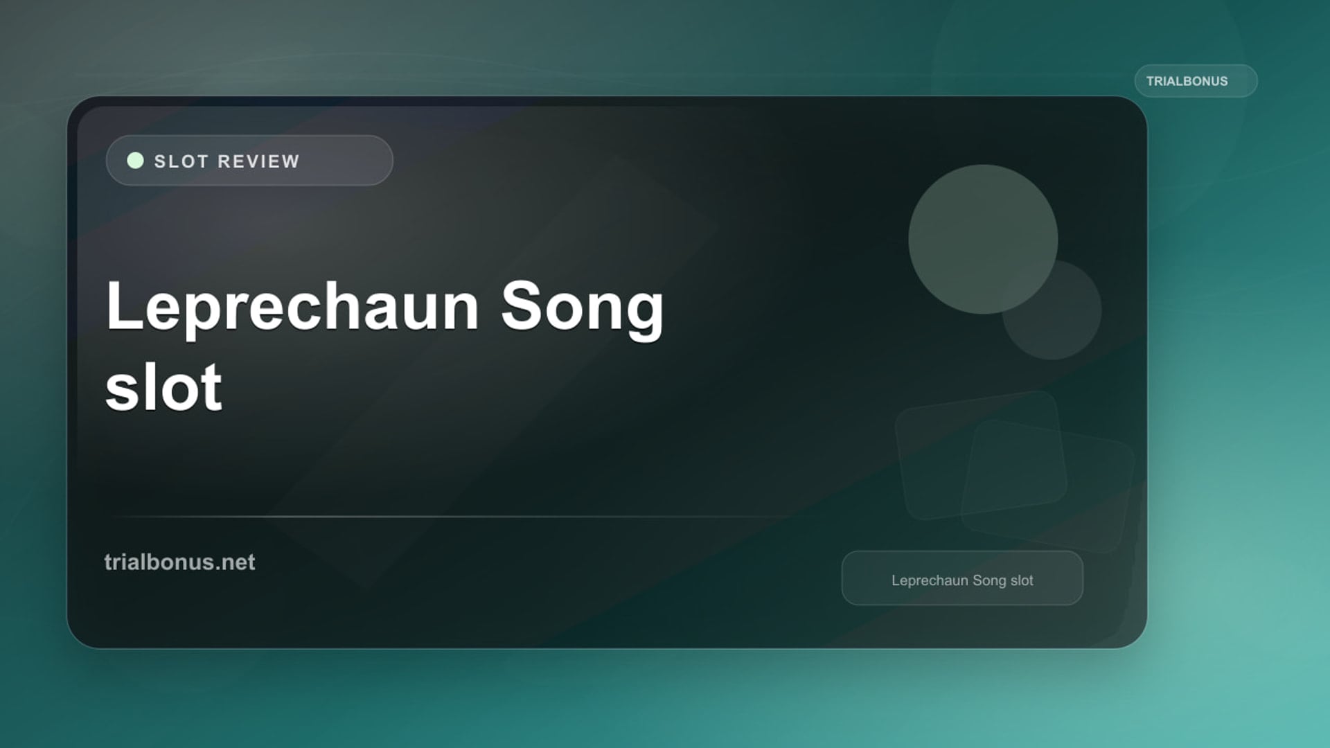 Leprechaun Song Slot: What to Check Before Playing review