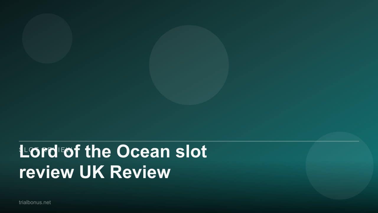 Lord of the Ocean slot review UK Review review