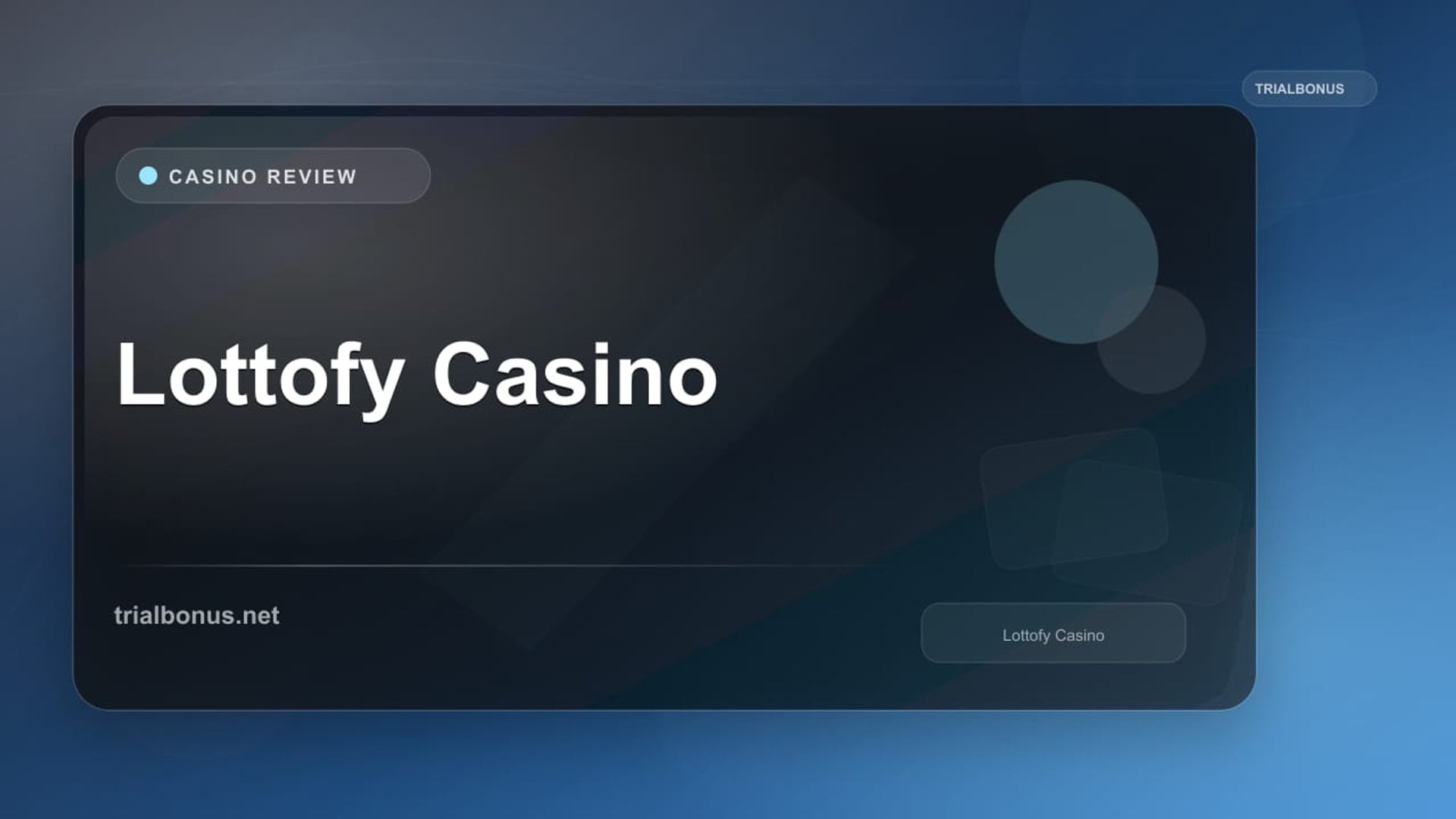 Lottofy Casino review