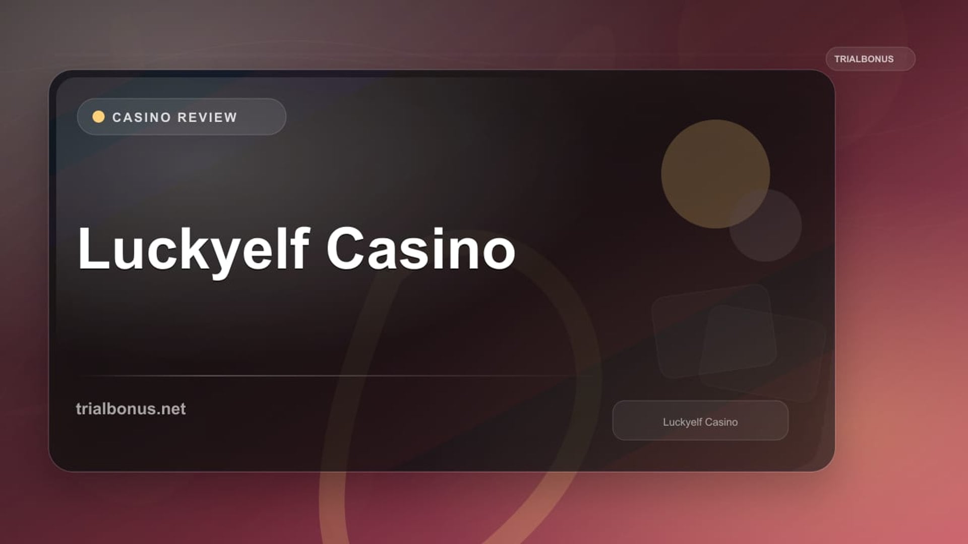 Luckyelf Casino review