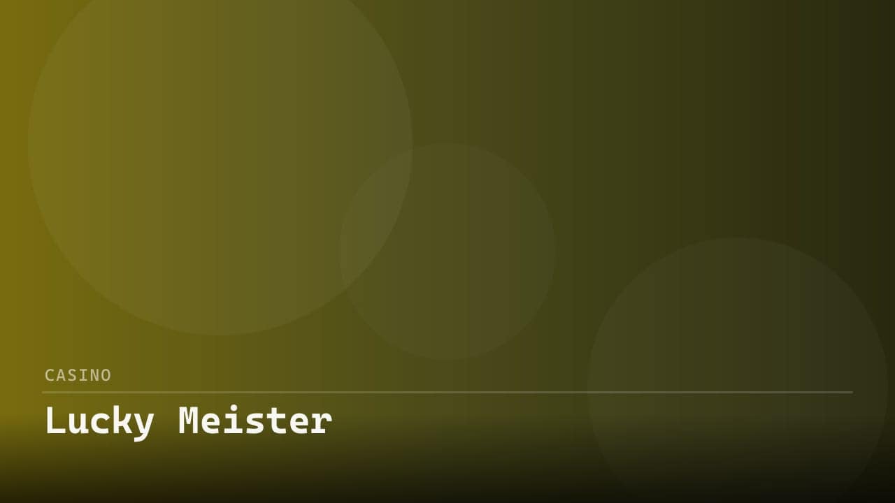 Lucky Meister review