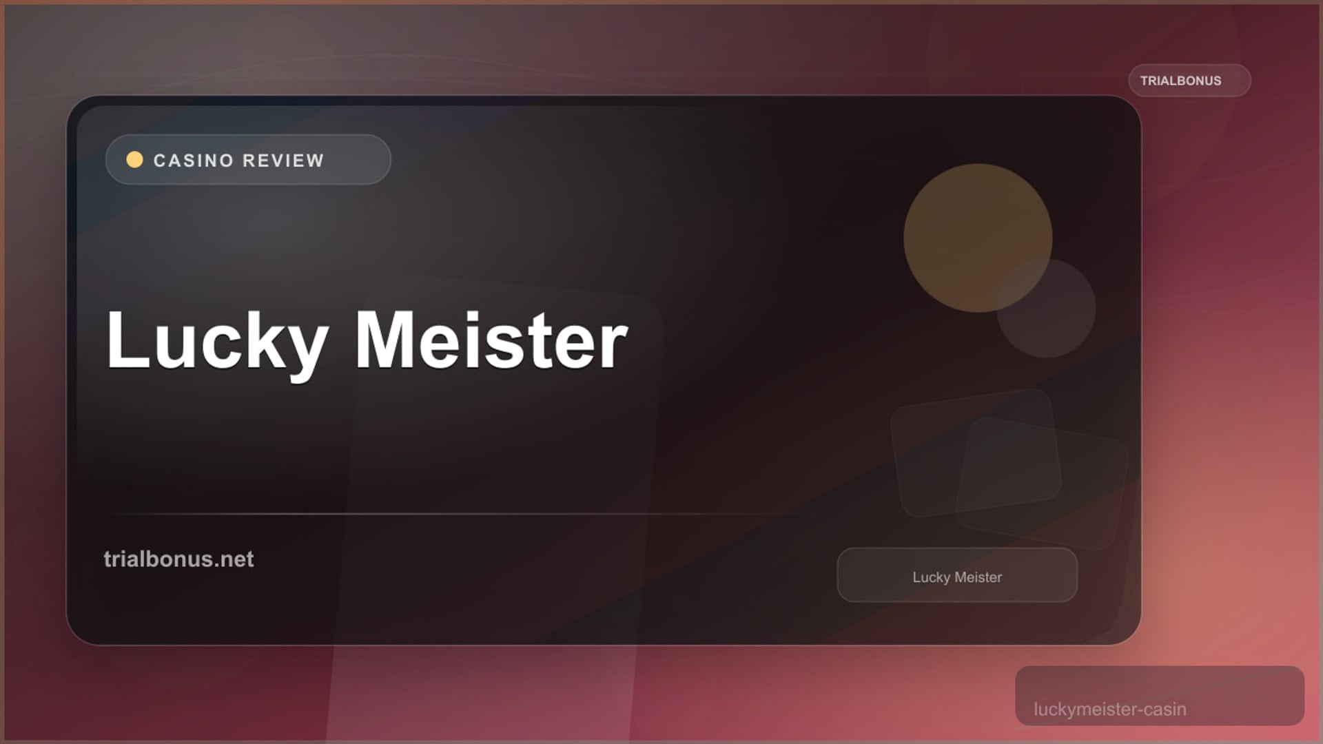 Lucky Meister review
