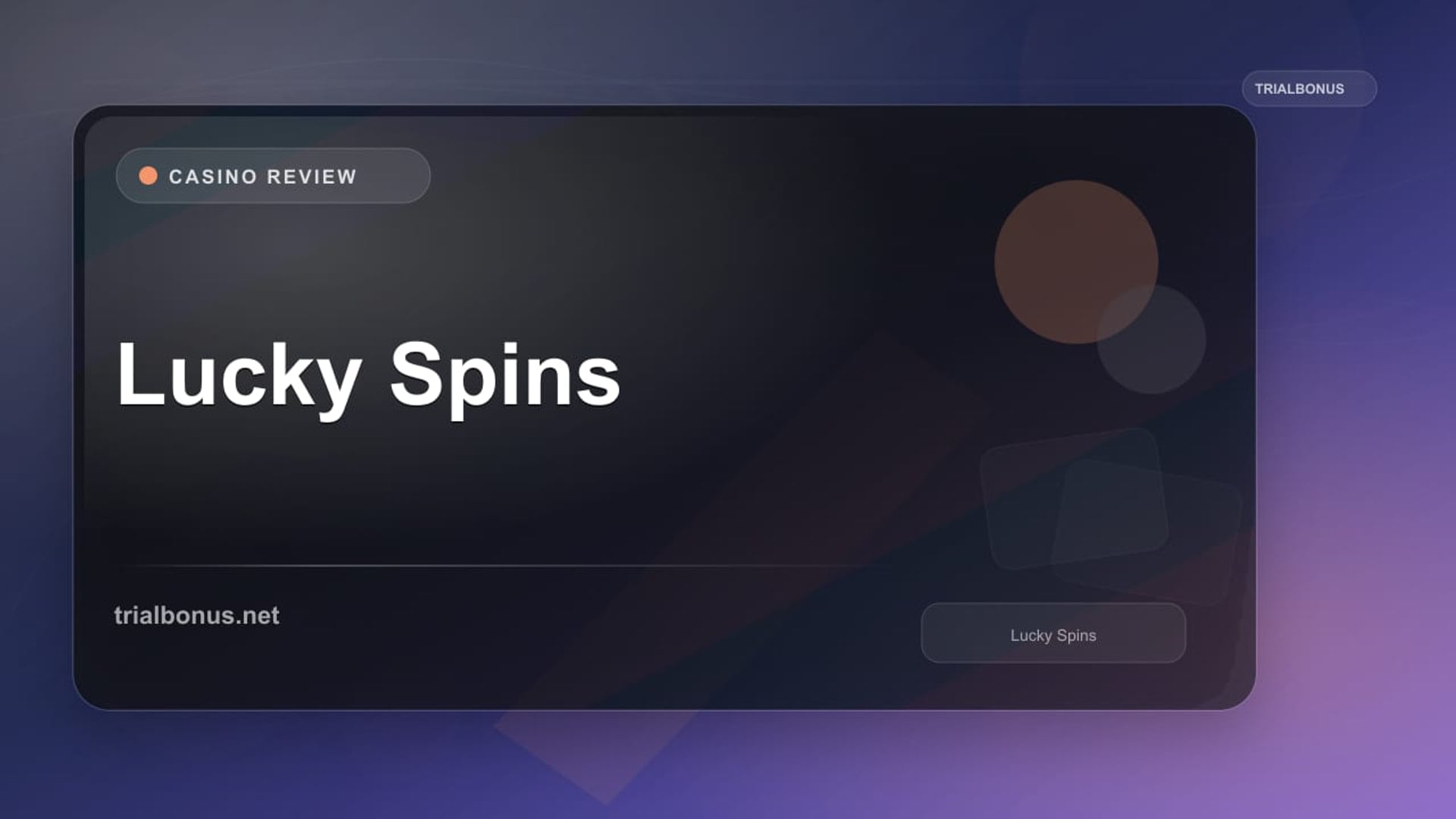 Lucky Spins review