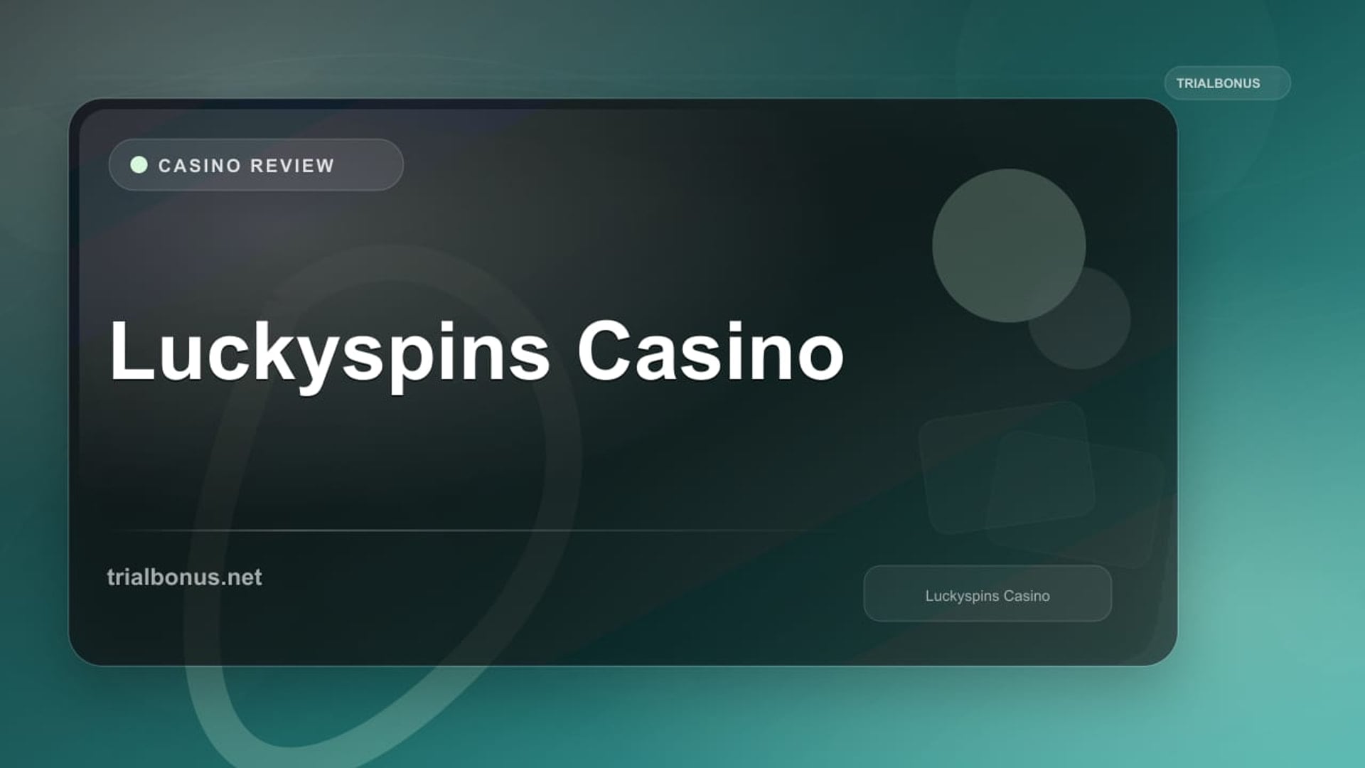 Luckyspins Casino review