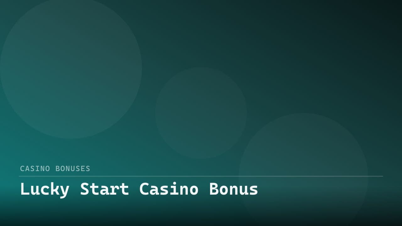 Lucky Start Casino Bonus review