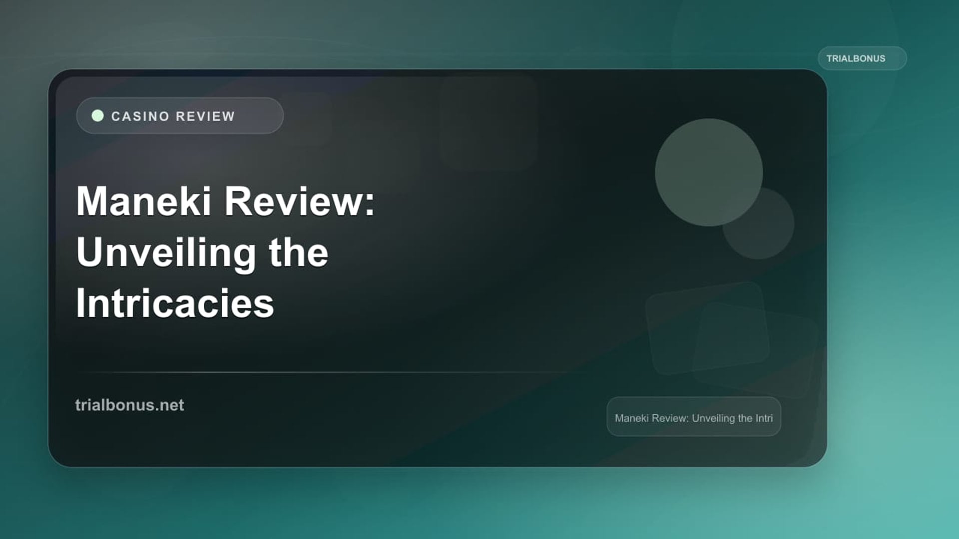 Maneki Review: Unveiling the Intricacies of Digital Banking review