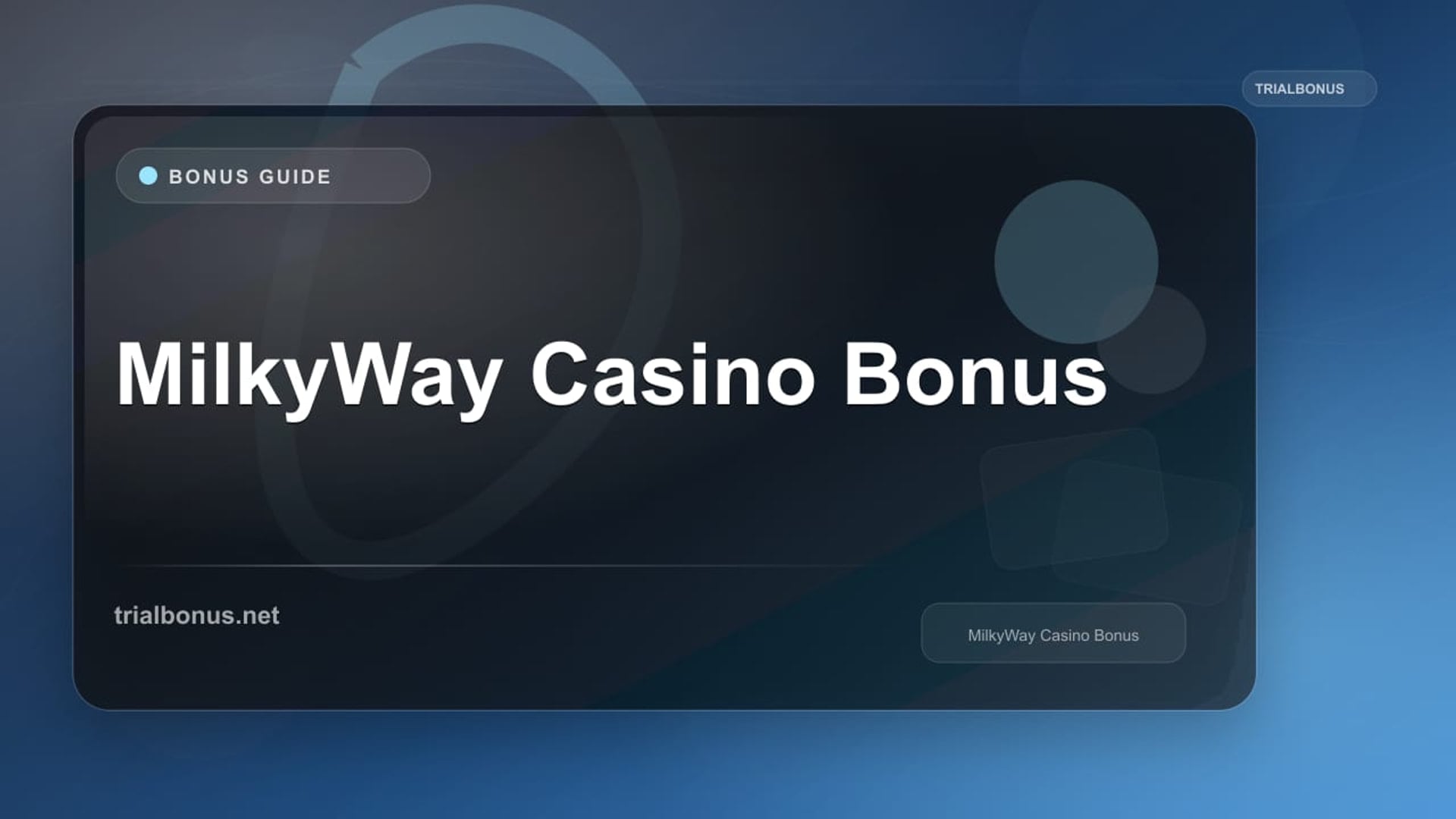MilkyWay Casino Bonus review