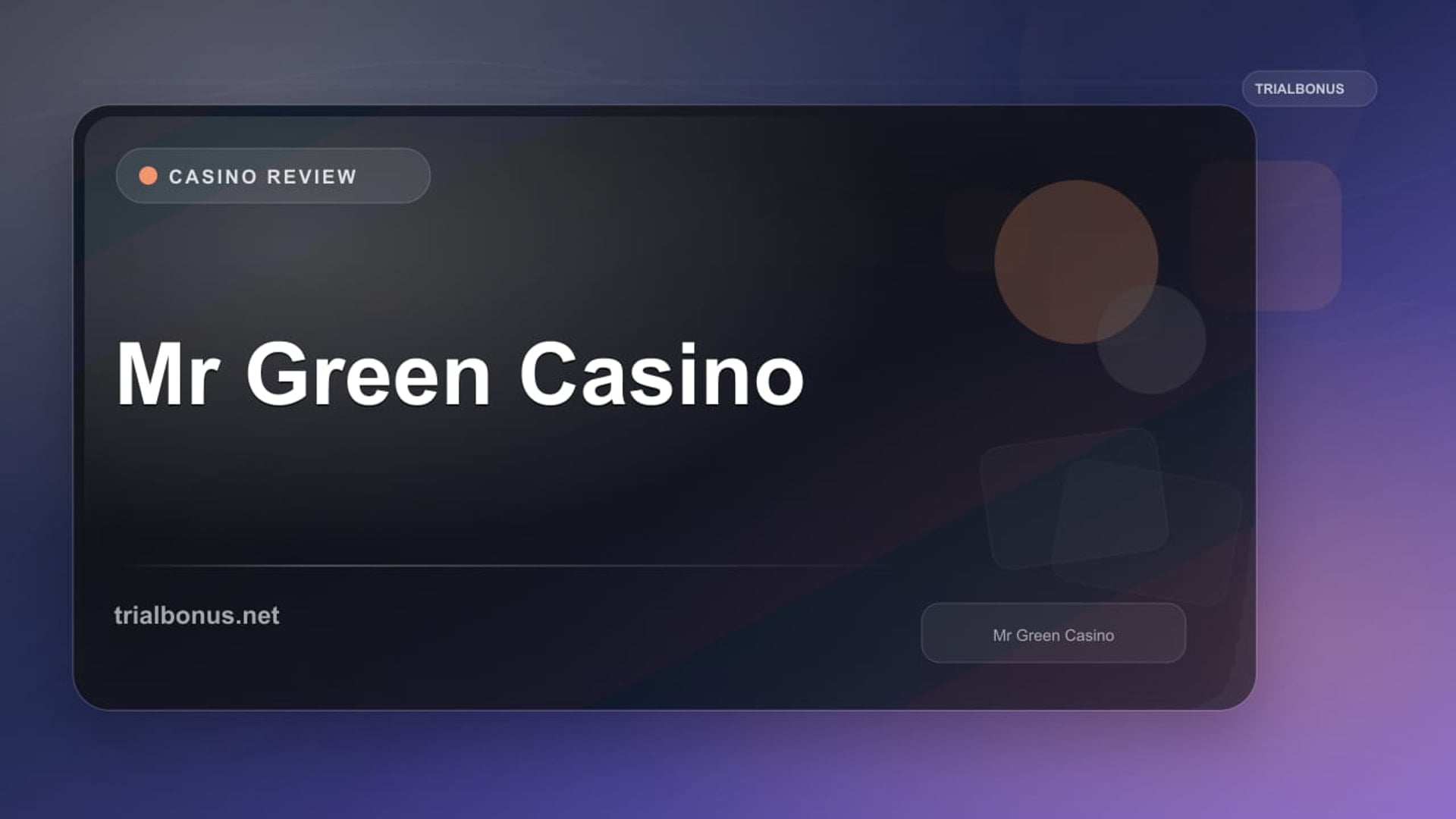 Mr Green Casino review