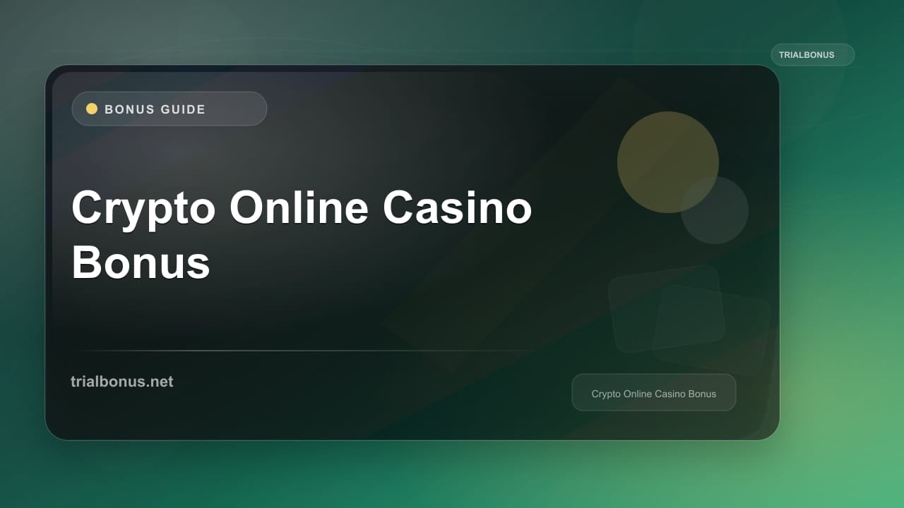 Crypto Online Casino Bonus review