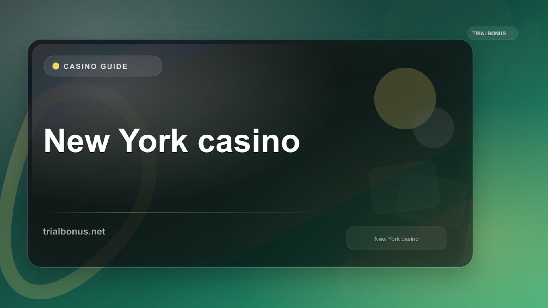 New York online casino Guide review