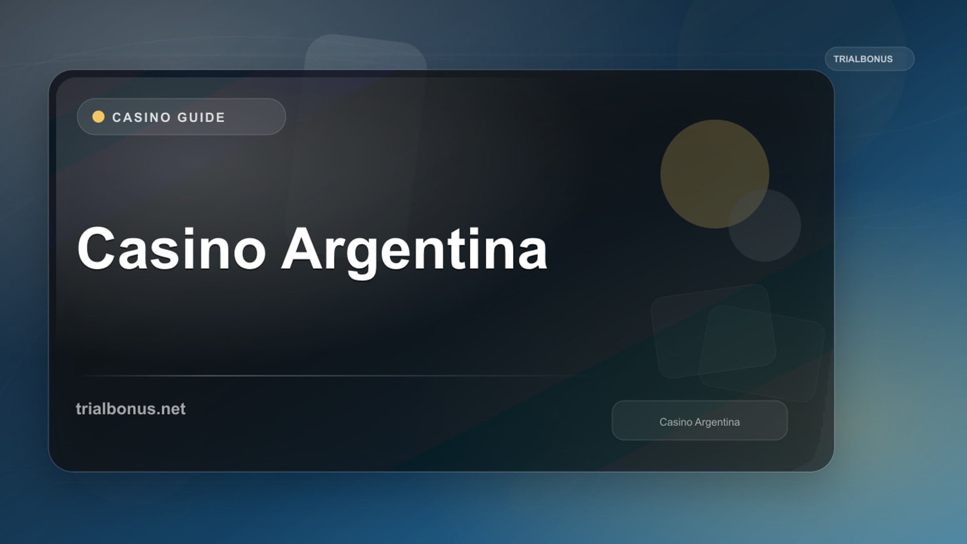 Online Casino Argentina Guide review