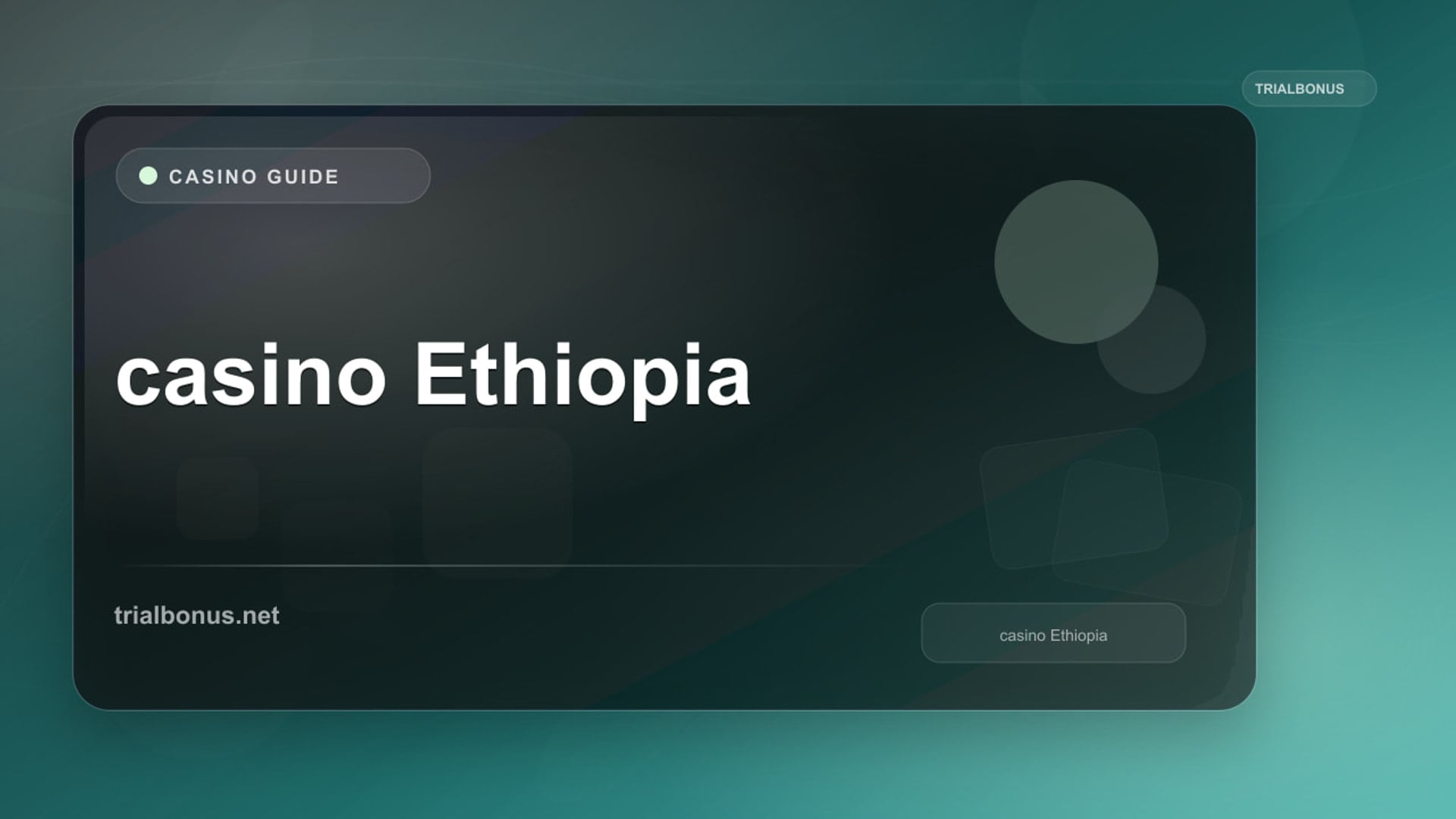 Online casino Ethiopia Guide review