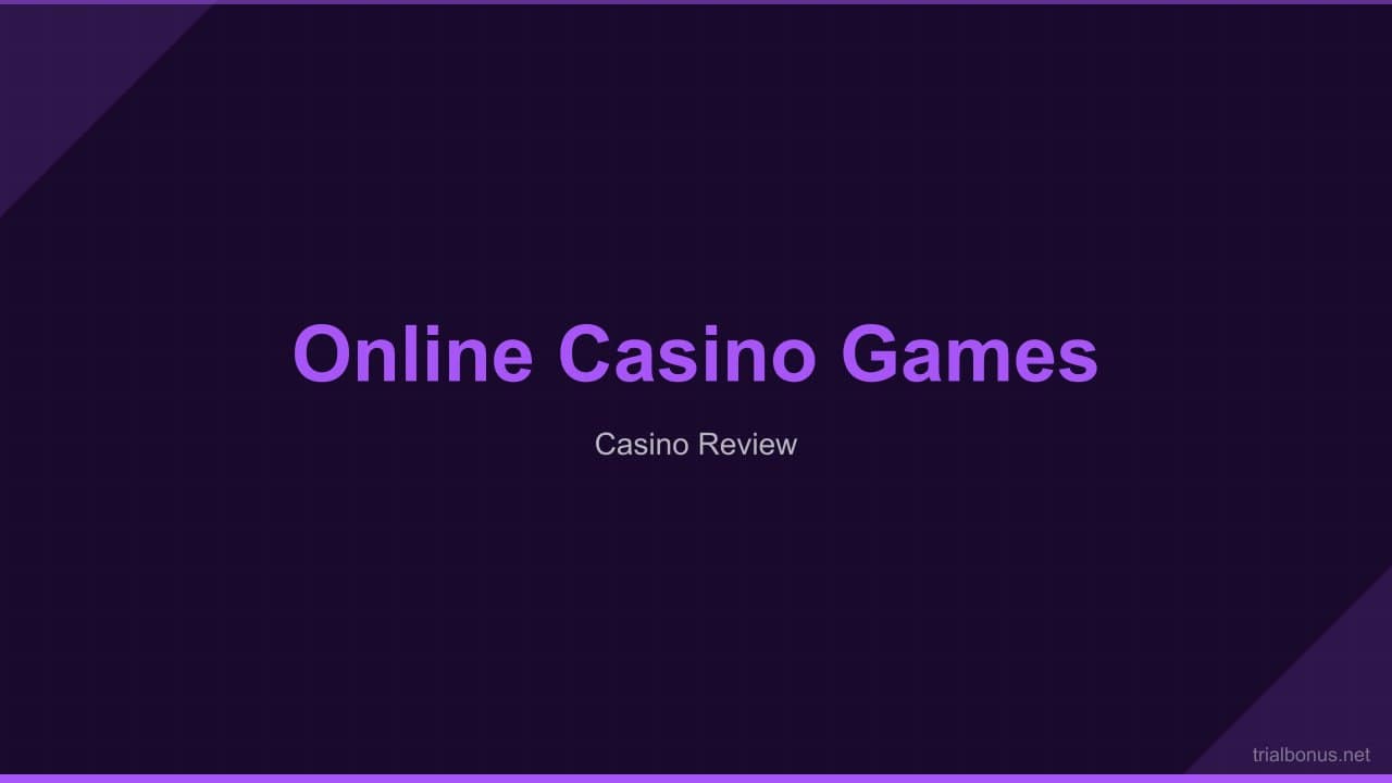 The Ultimate Guide to the Most Popular Online Casino Games review