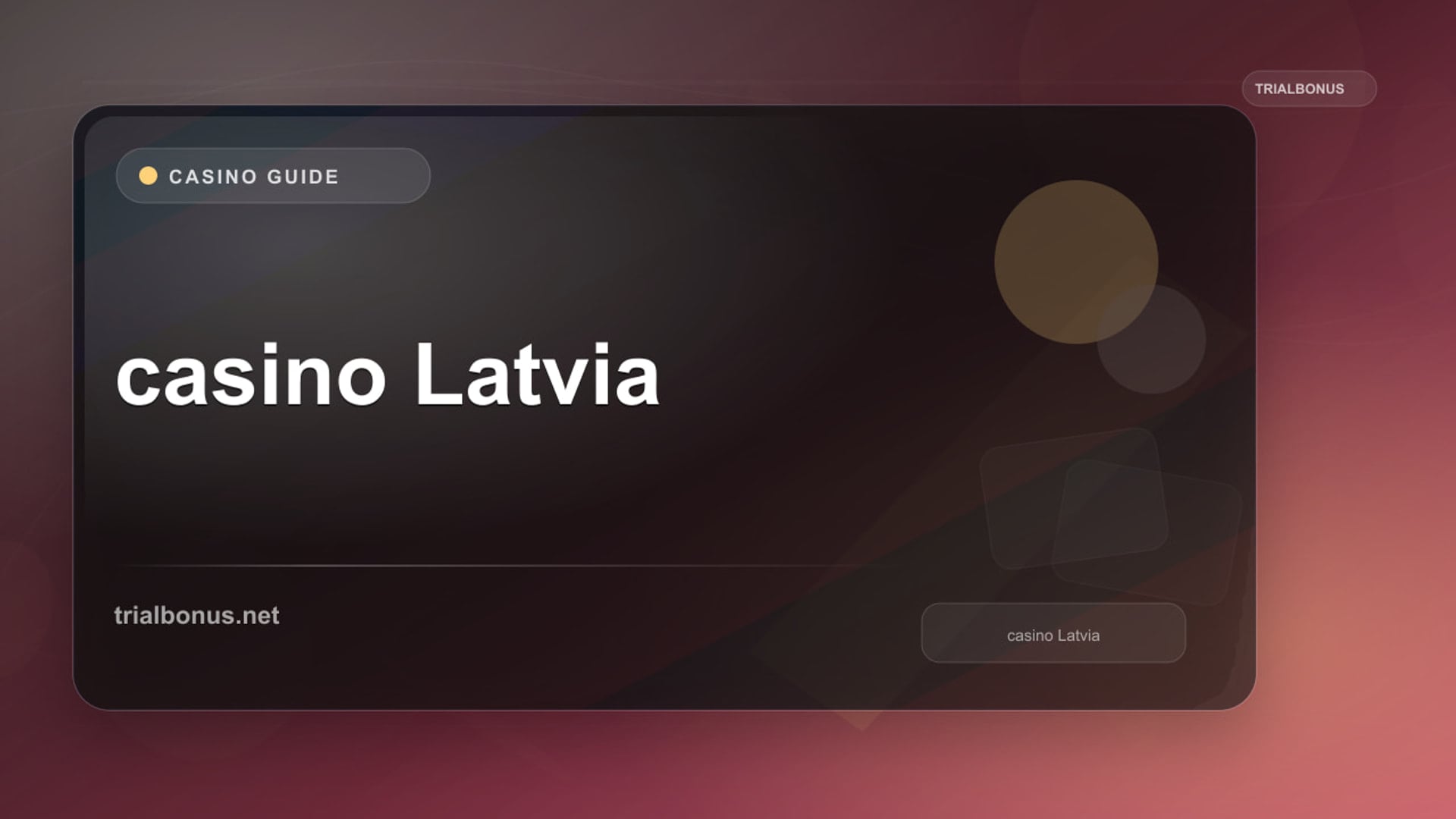 Online casino Latvia Guide review