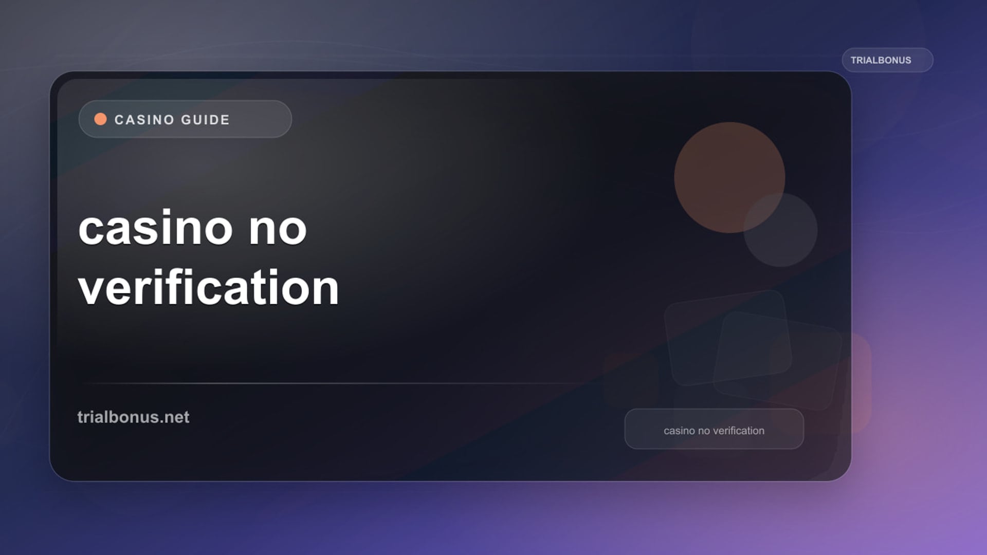 Online Casino No Verification: UK Identity Rules review