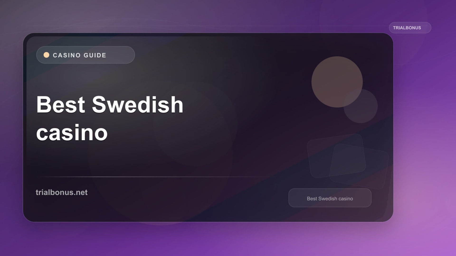 Best Swedish online casino Guide review