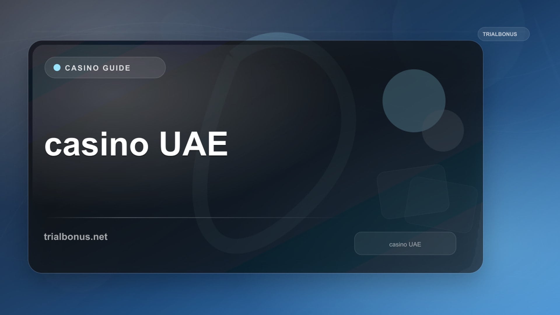 Online casino UAE Guide review