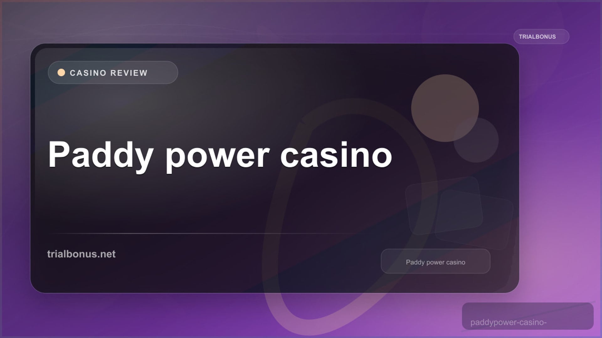 Paddy power casino Review review