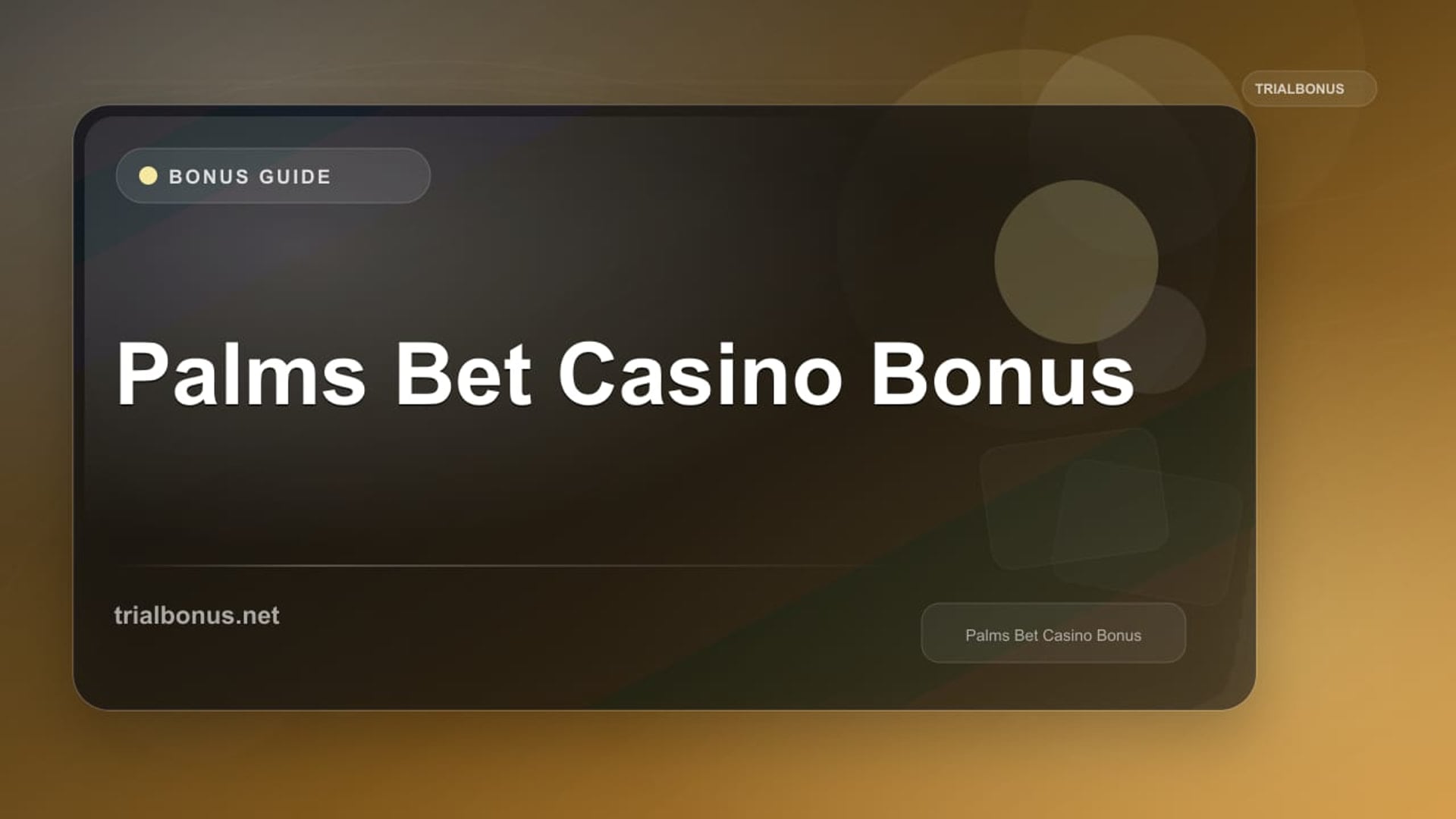 Palms Bet Casino Bonus review