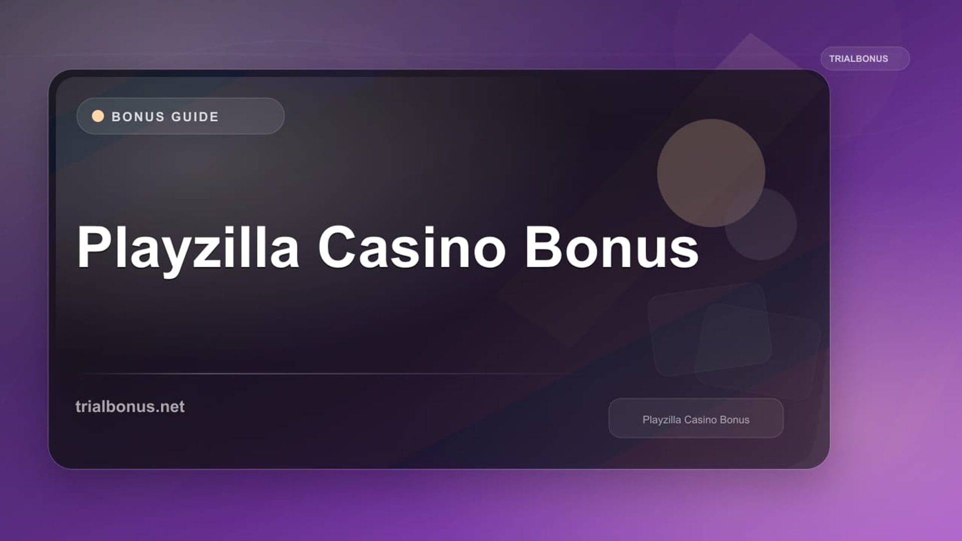 Playzilla Casino Bonus review