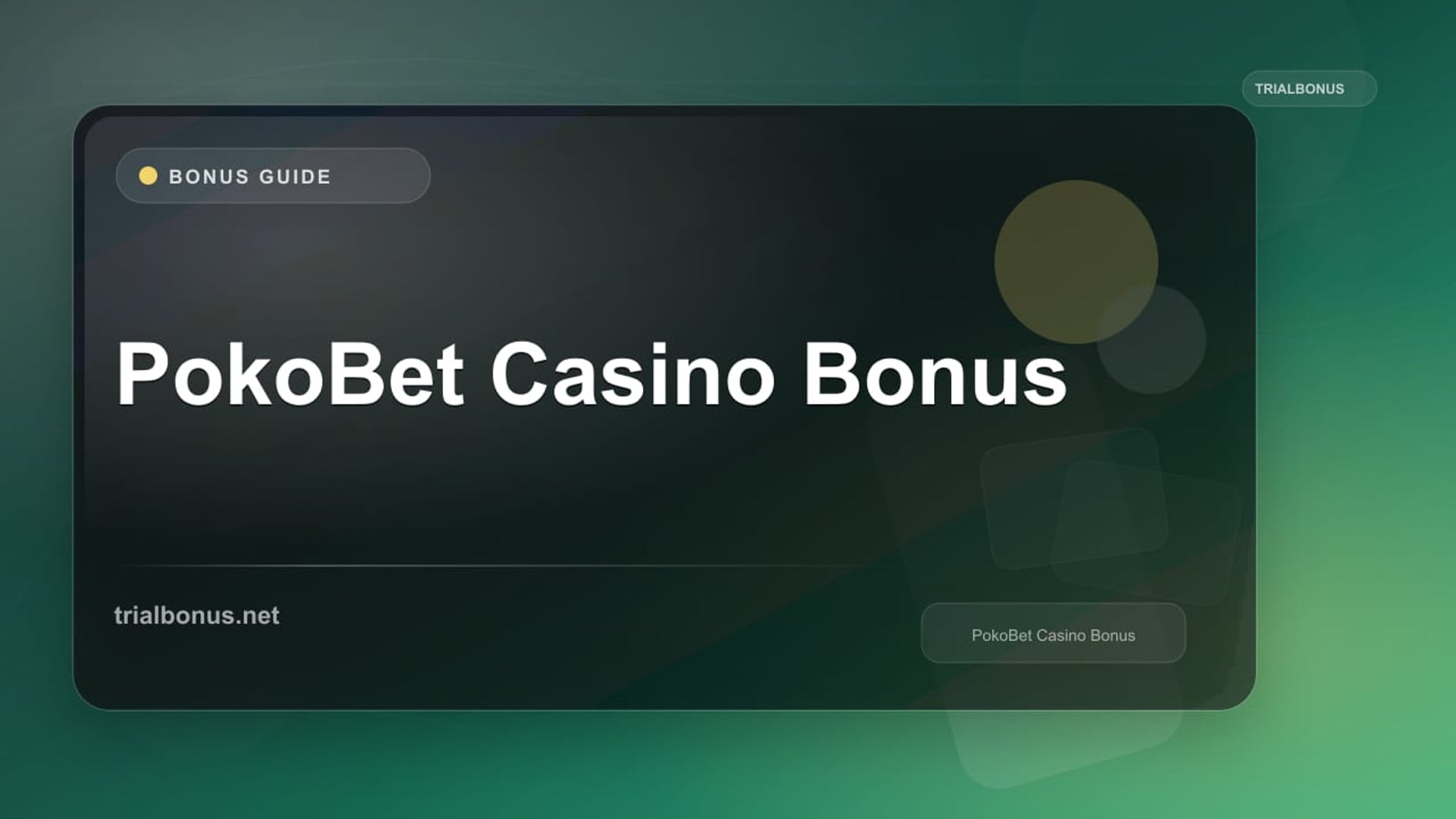 PokoBet Casino Bonus review