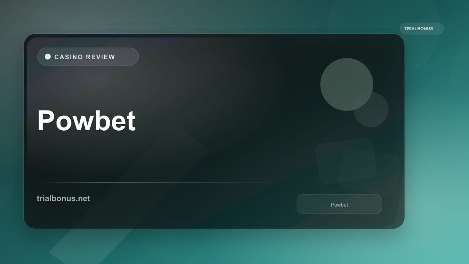 Powbet review