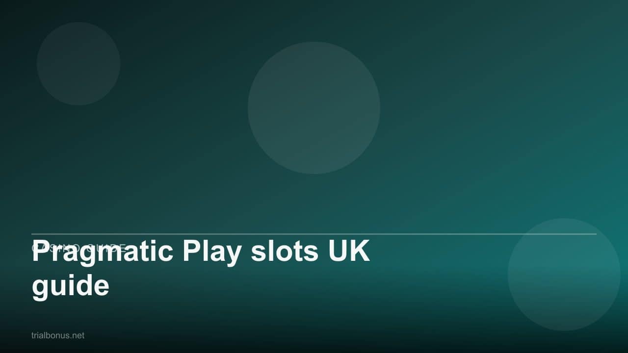 Pragmatic Play slots UK guide review