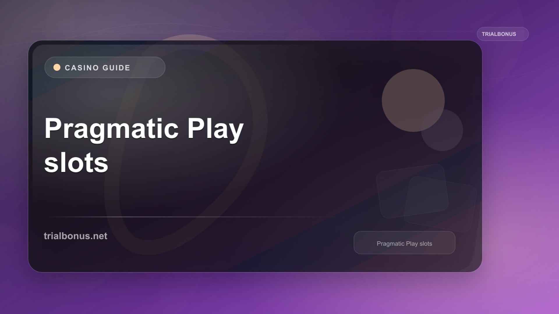 Pragmatic Play slots UK guide review