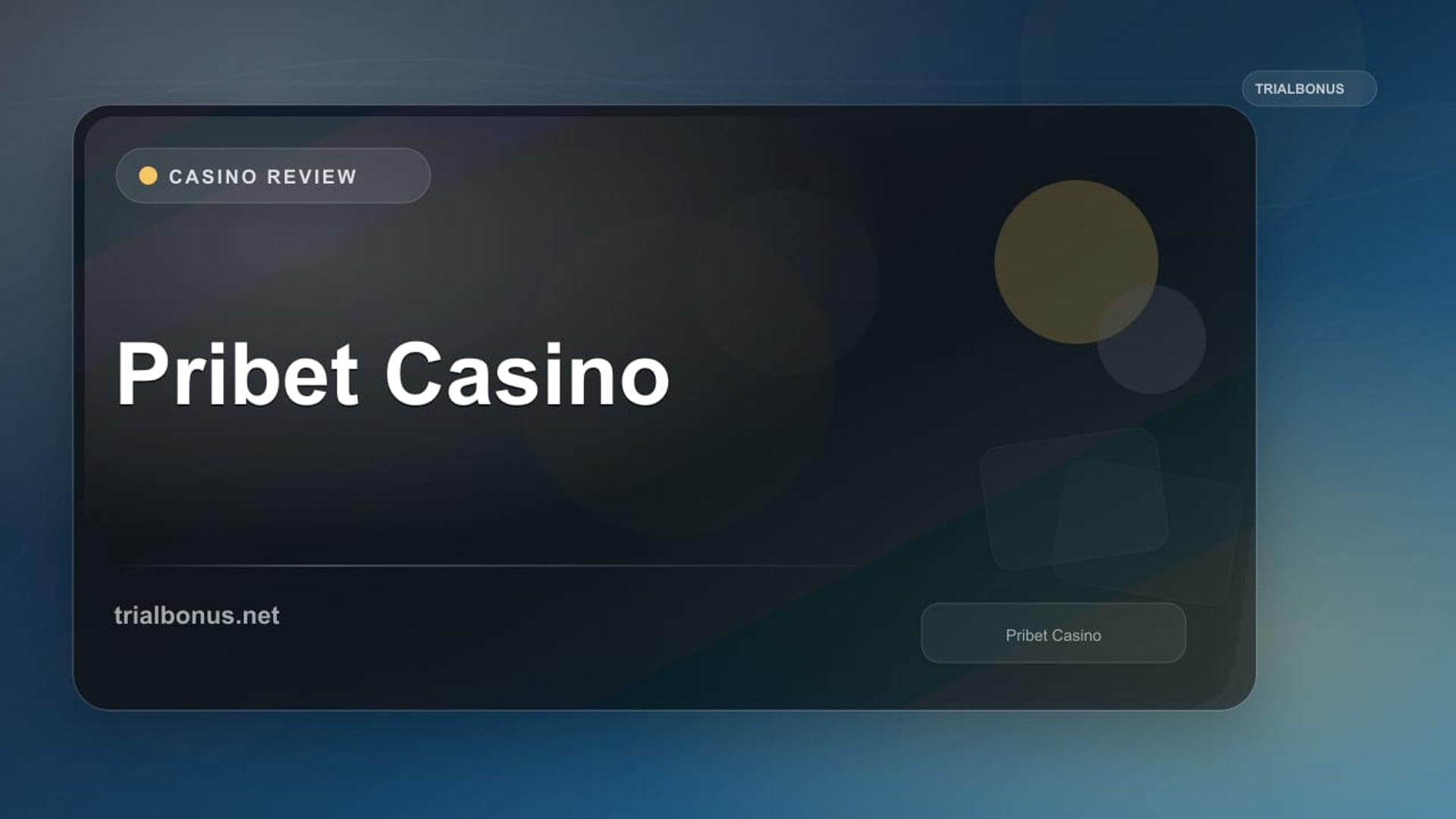 Pribet Casino review