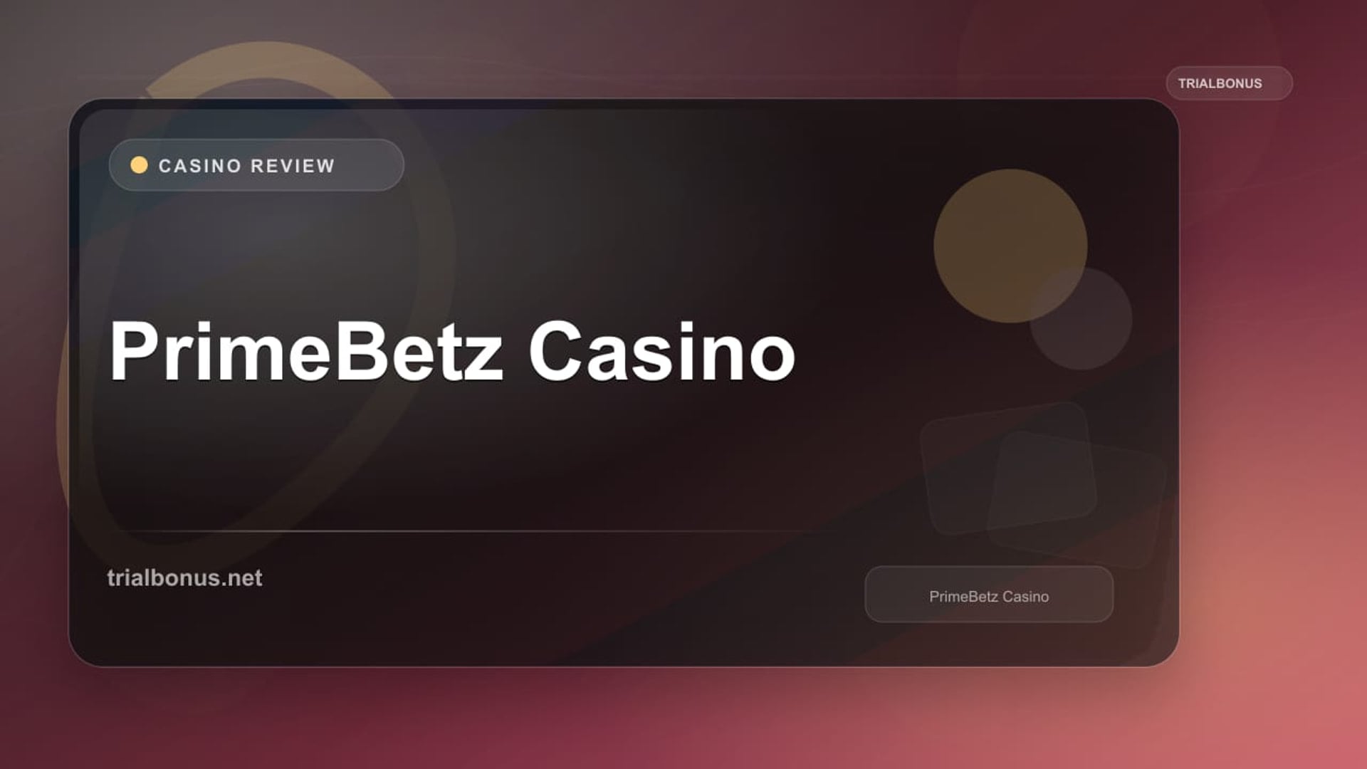 PrimeBetz Casino review