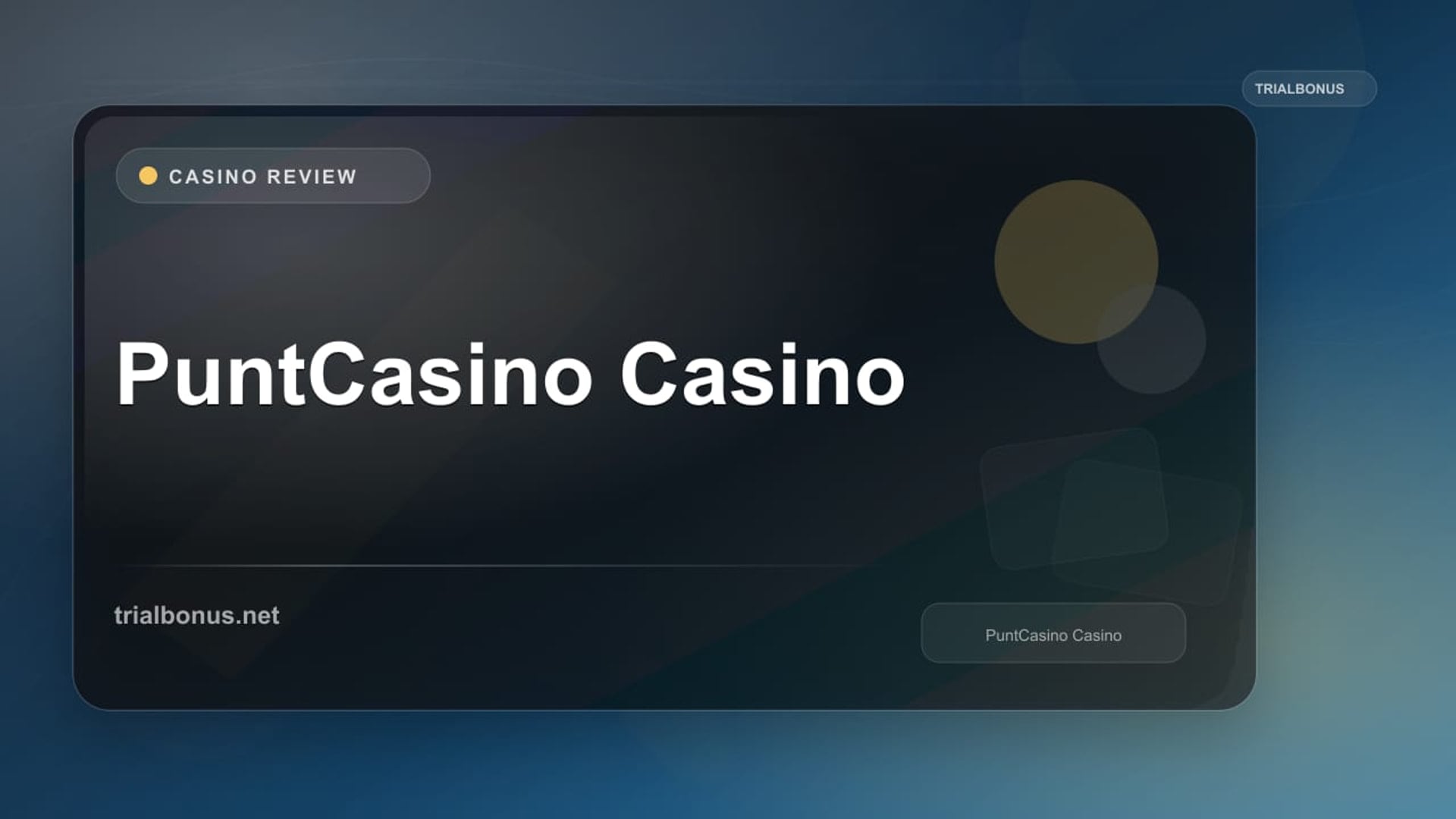 PuntCasino Casino review
