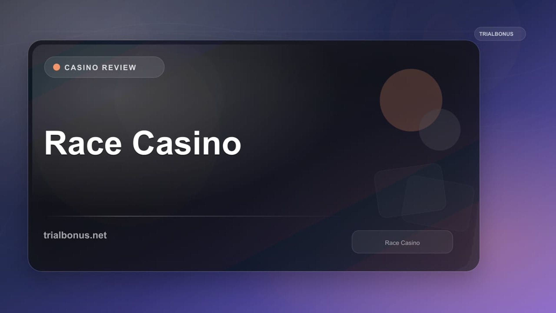 Race Casino review
