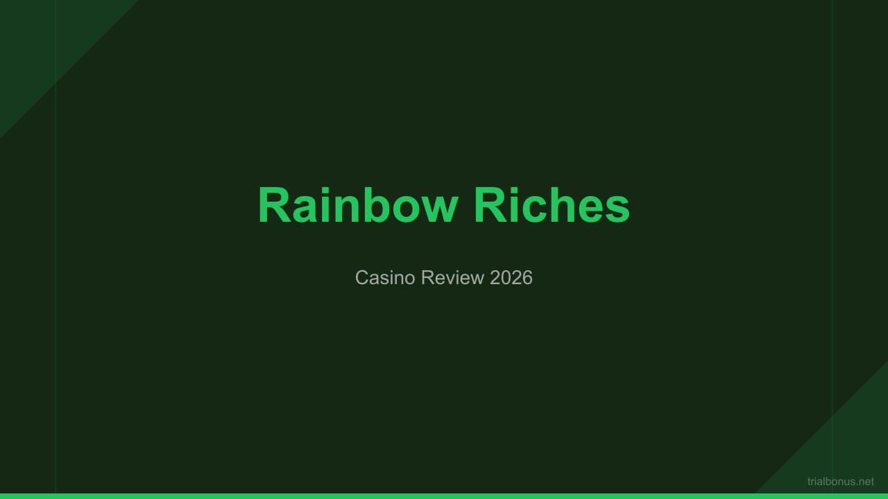 Rainbow Riches Casino Review: Sister Site Games and Bonuses review