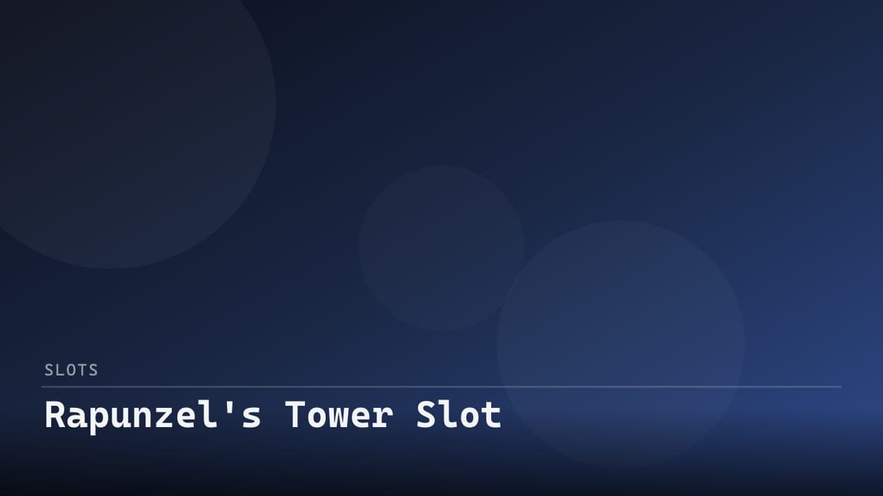 Rapunzel's Tower Slot review