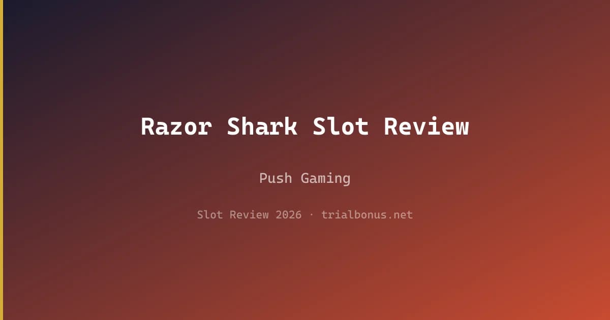Razor Shark Slot Review review