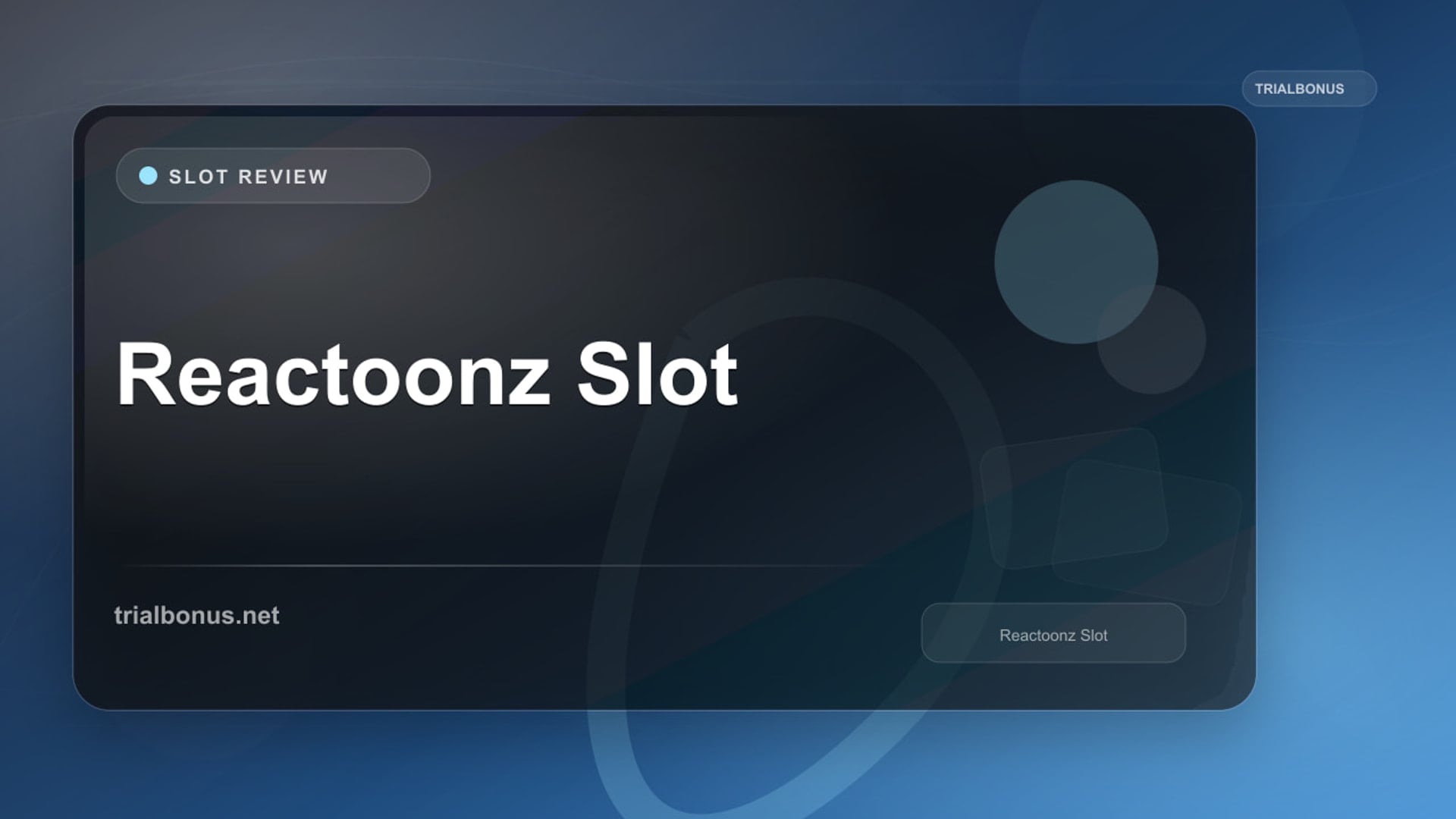 Reactoonz Slot review