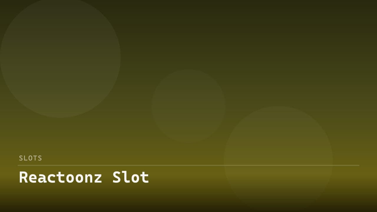 Reactoonz Slot review