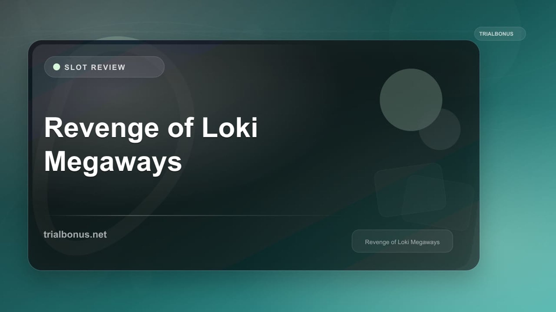 Revenge of Loki Megaways review
