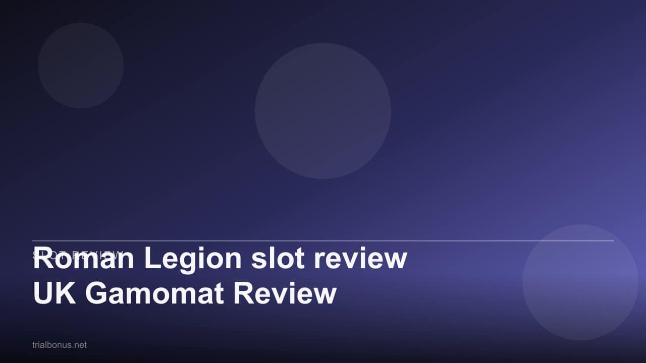 Roman Legion slot review UK Gamomat Review review