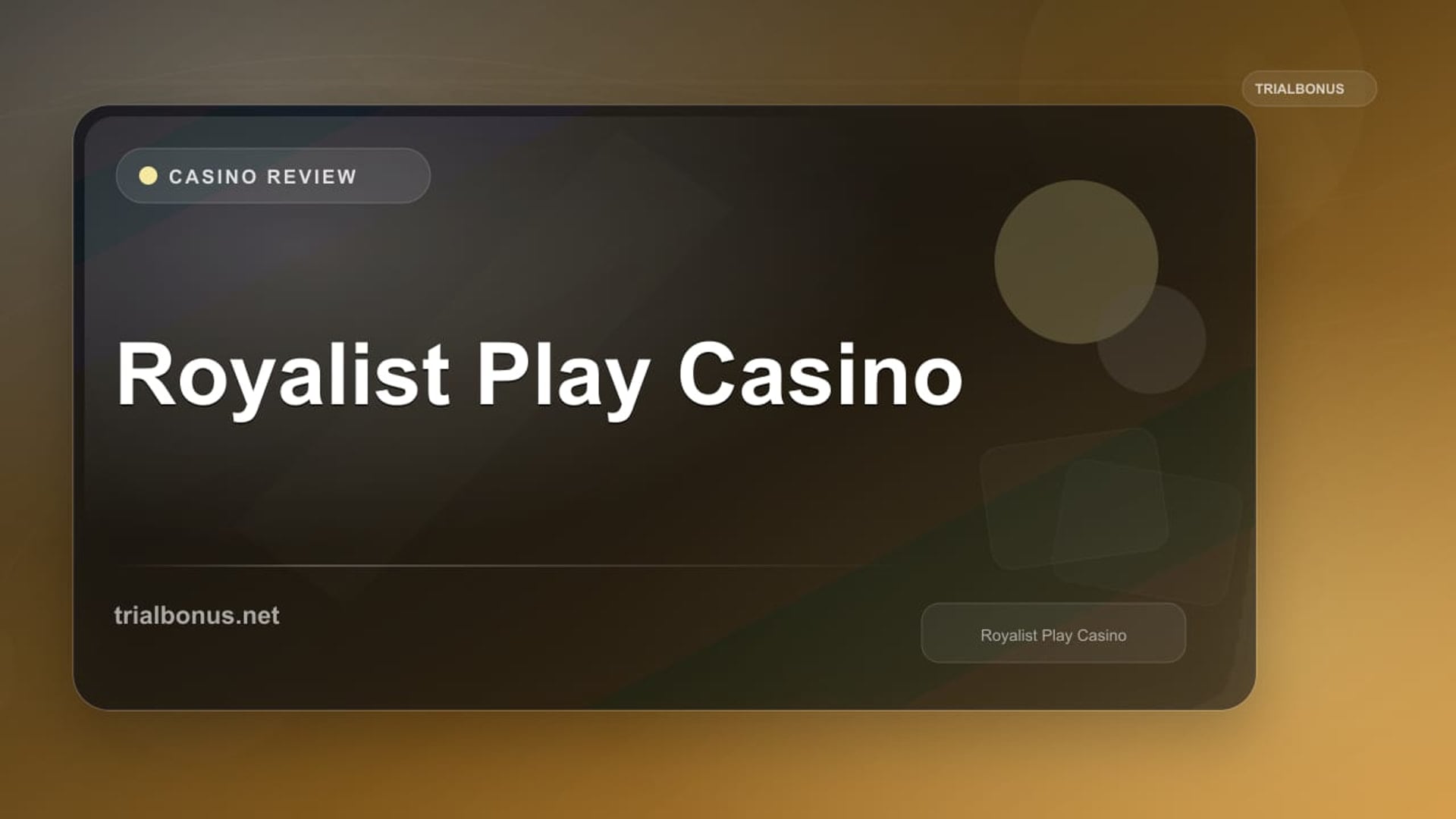 Royalist Play Casino review