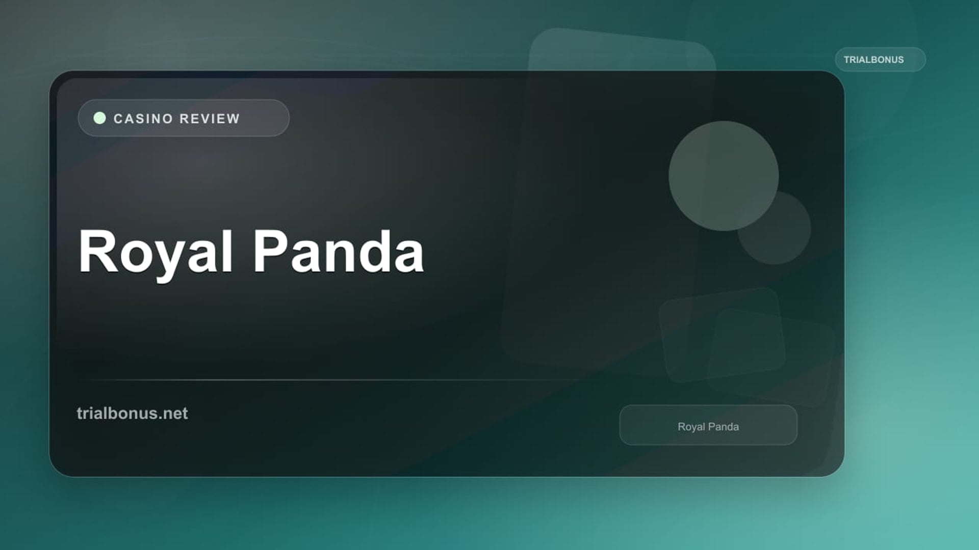 Royal Panda review