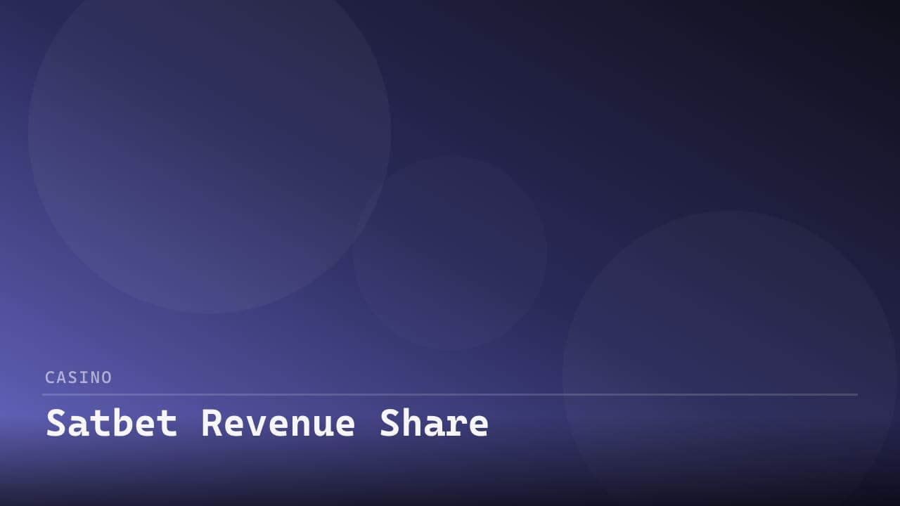 Satbet Revenue Share Casino