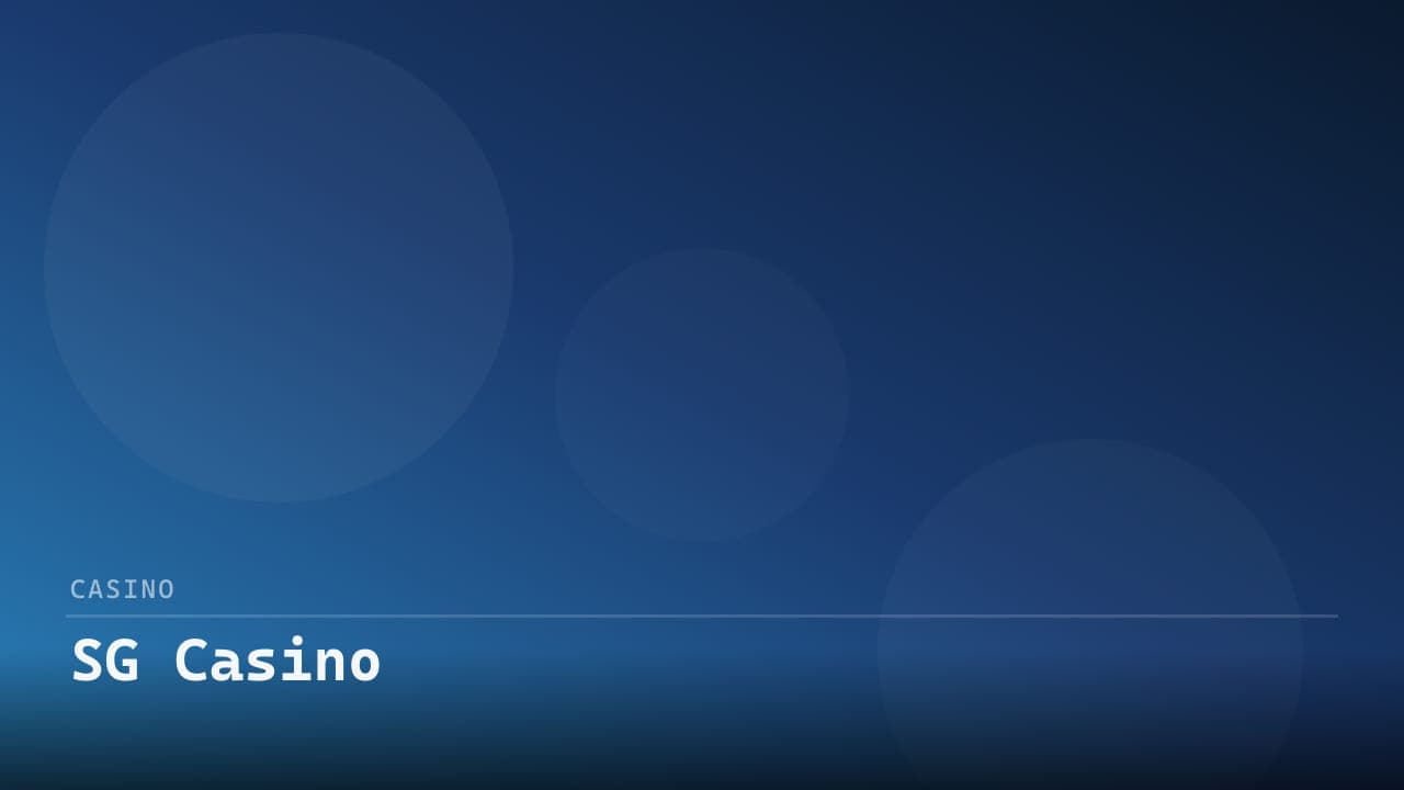 Sg Casino
