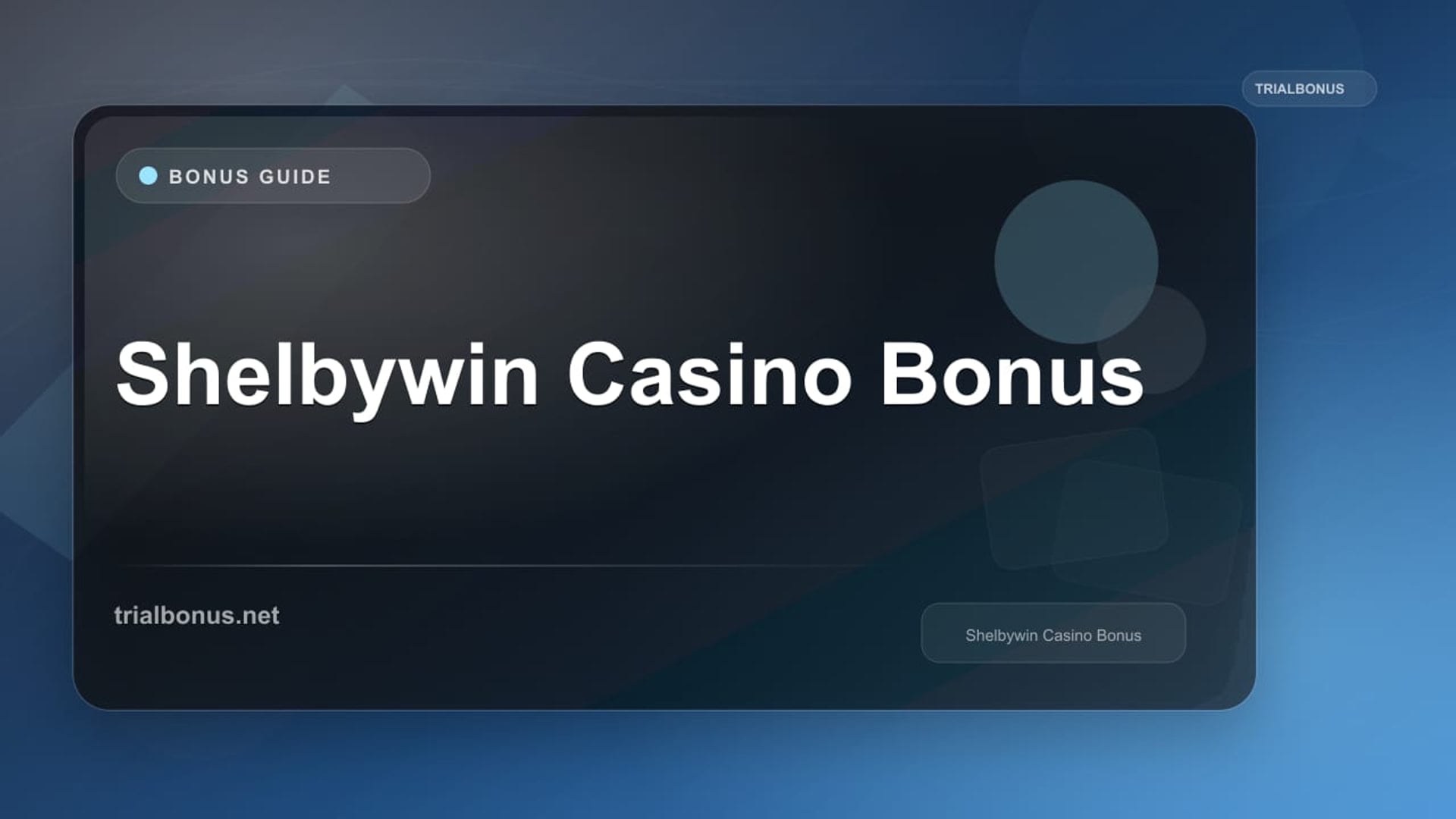 Shelbywin Casino Bonus review