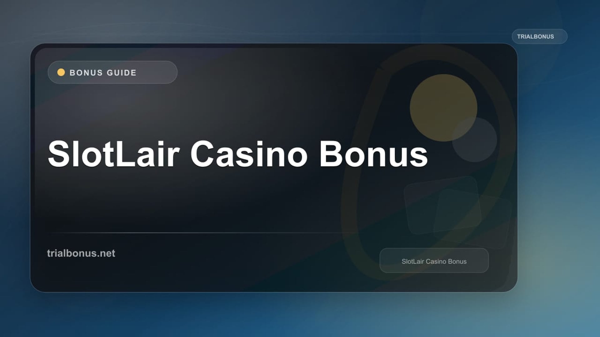 SlotLair Casino Bonus review