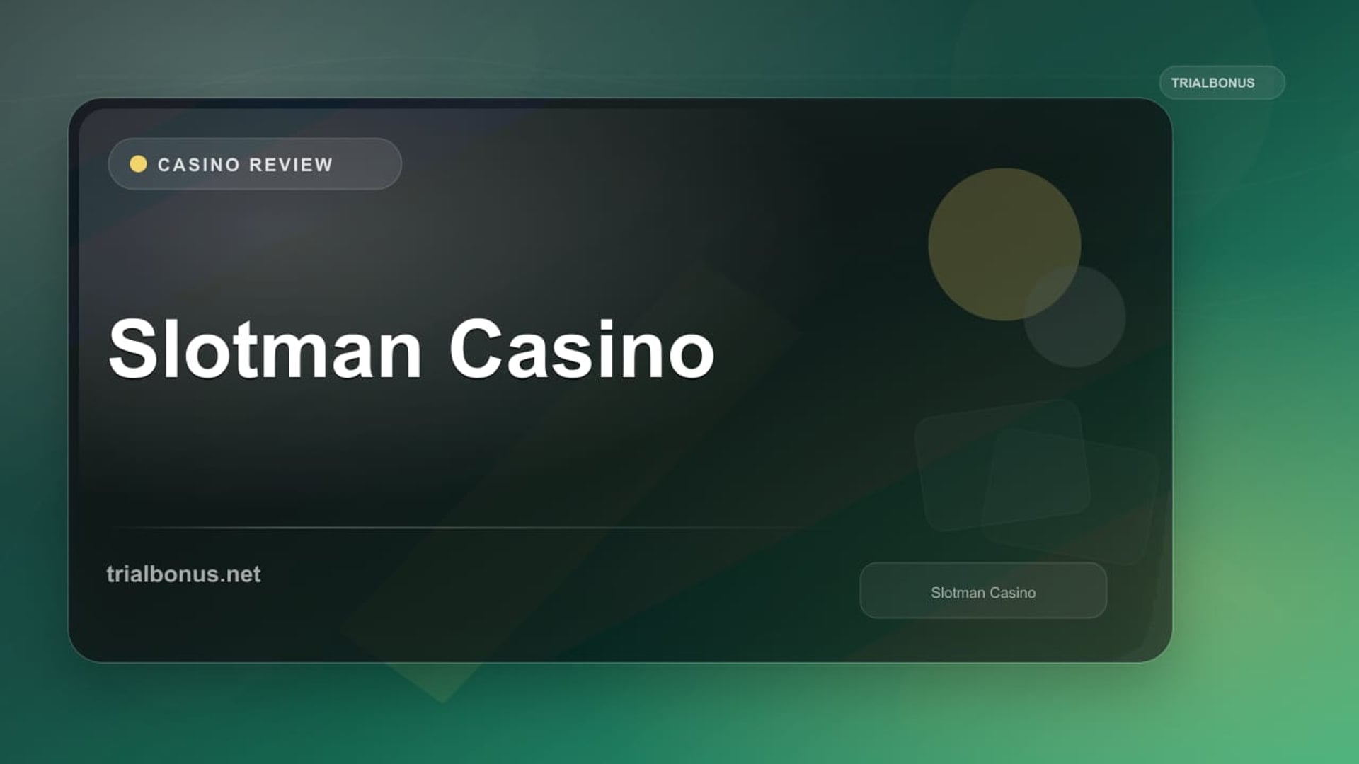 Slotman Casino review