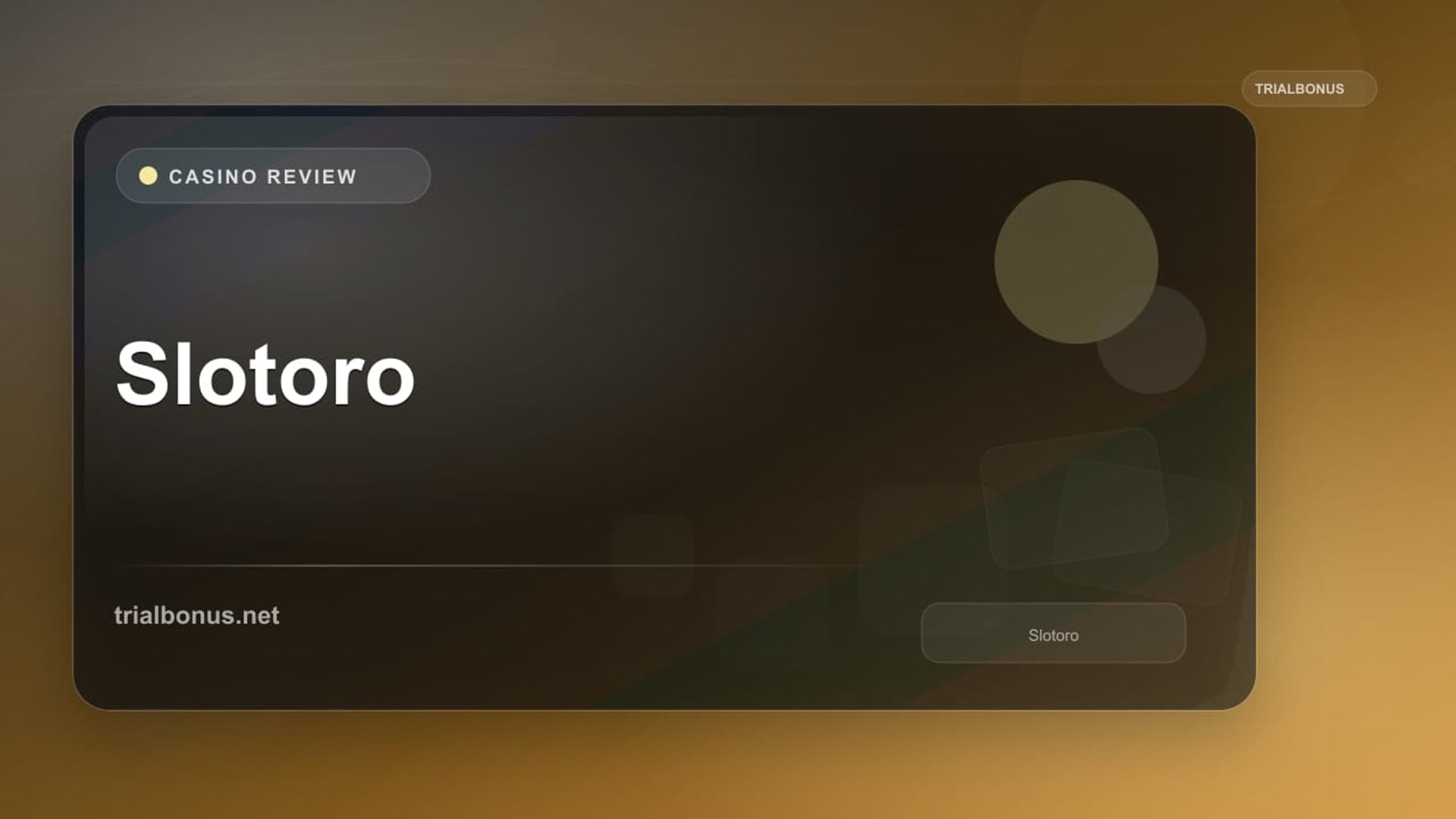 Slotoro review
